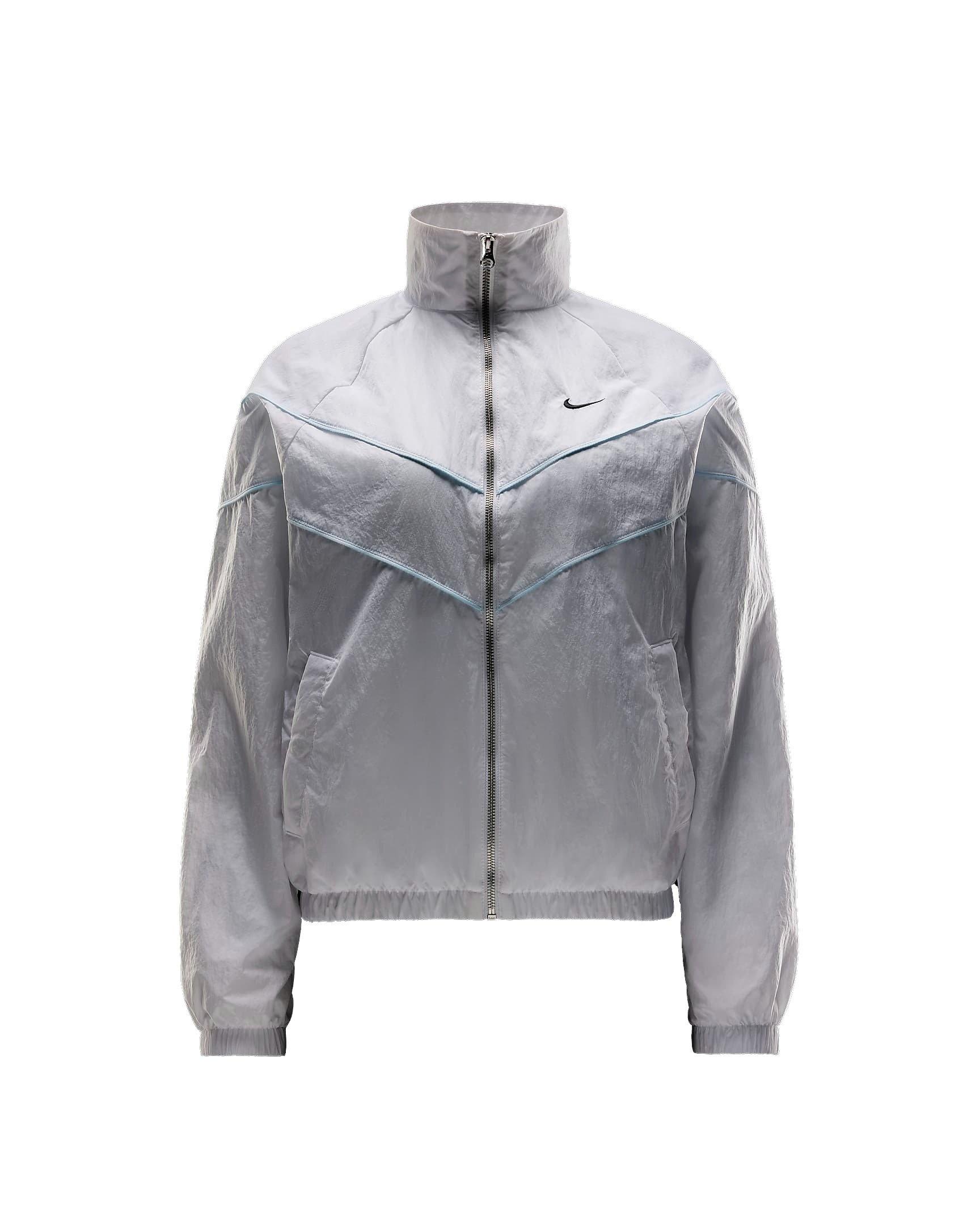 Nike Women's Windrunner Loose UV Woven Full-Zip Jacket - WHITE Thumbnail View 6