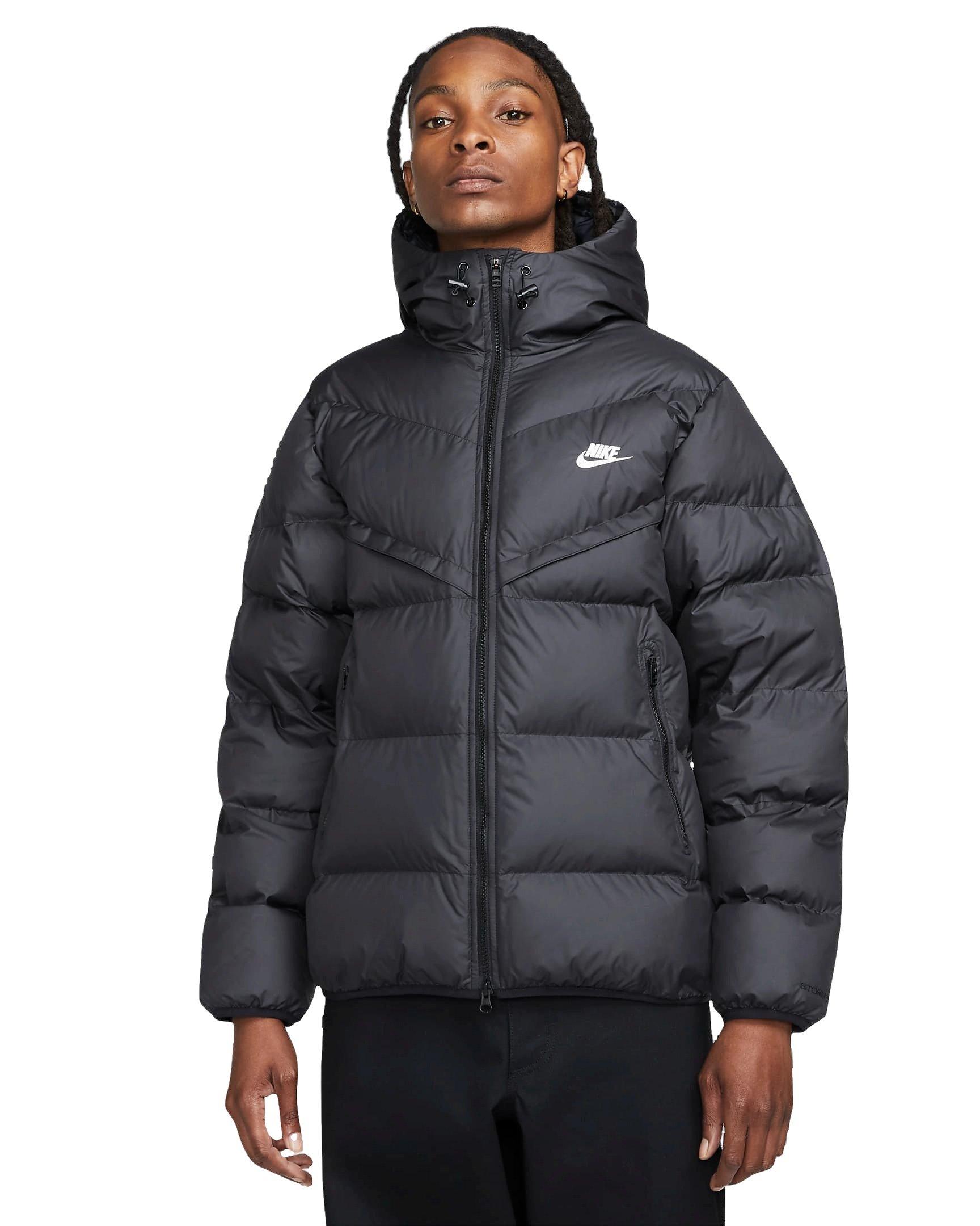 Nike Men's Storm-FIT PrimaLoft Hooded Windrunner Puffer Jacket - BLACK Thumbnail View 1