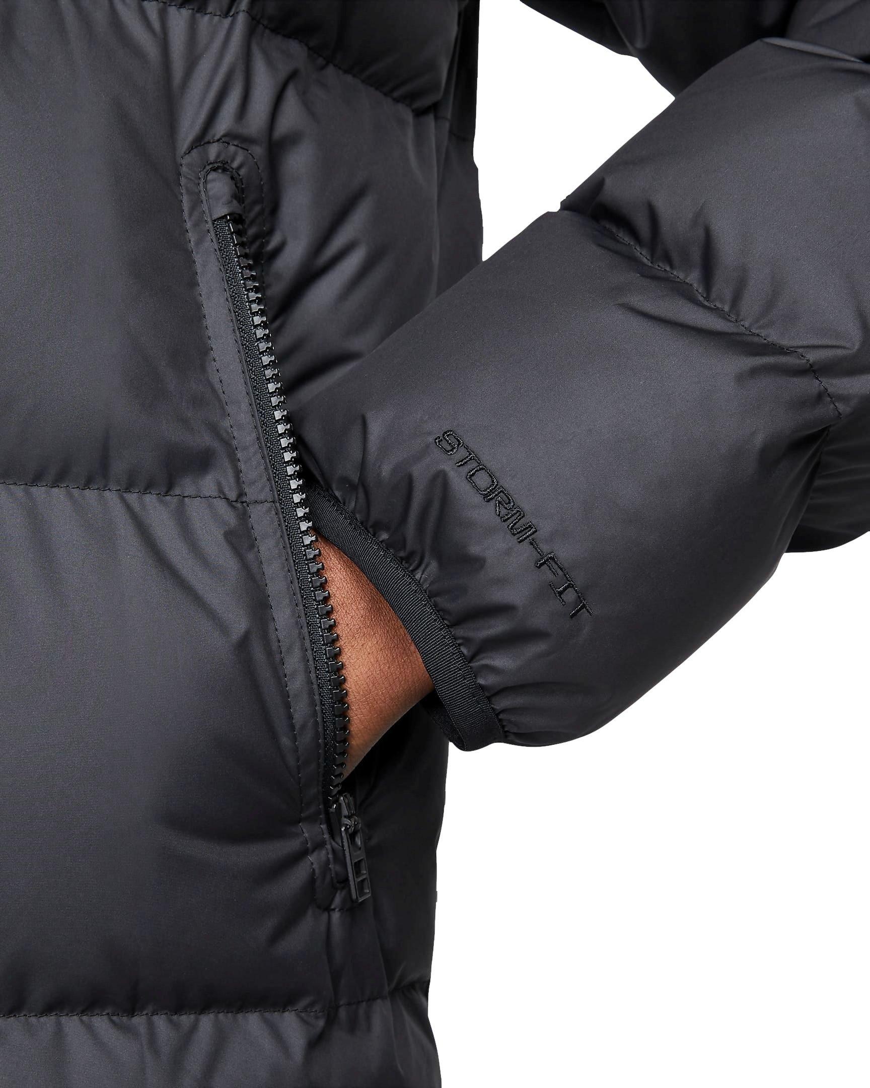 Nike Men's Storm-FIT PrimaLoft Hooded Windrunner Puffer Jacket - BLACK Thumbnail View 6