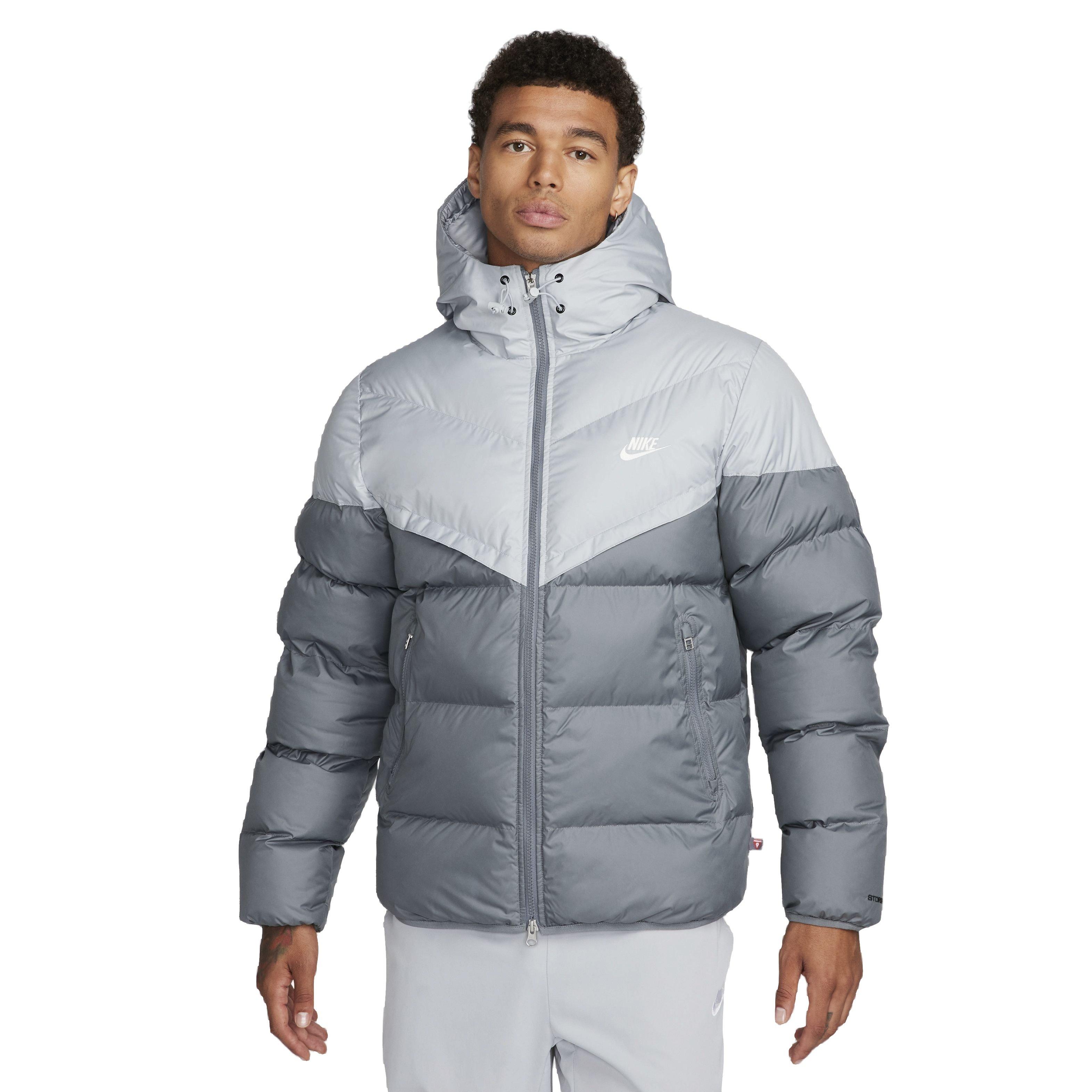 Nike Men's Storm-FIT PrimaLoft Hooded Windrunner Puffer Jacket - GREY Thumbnail View 1