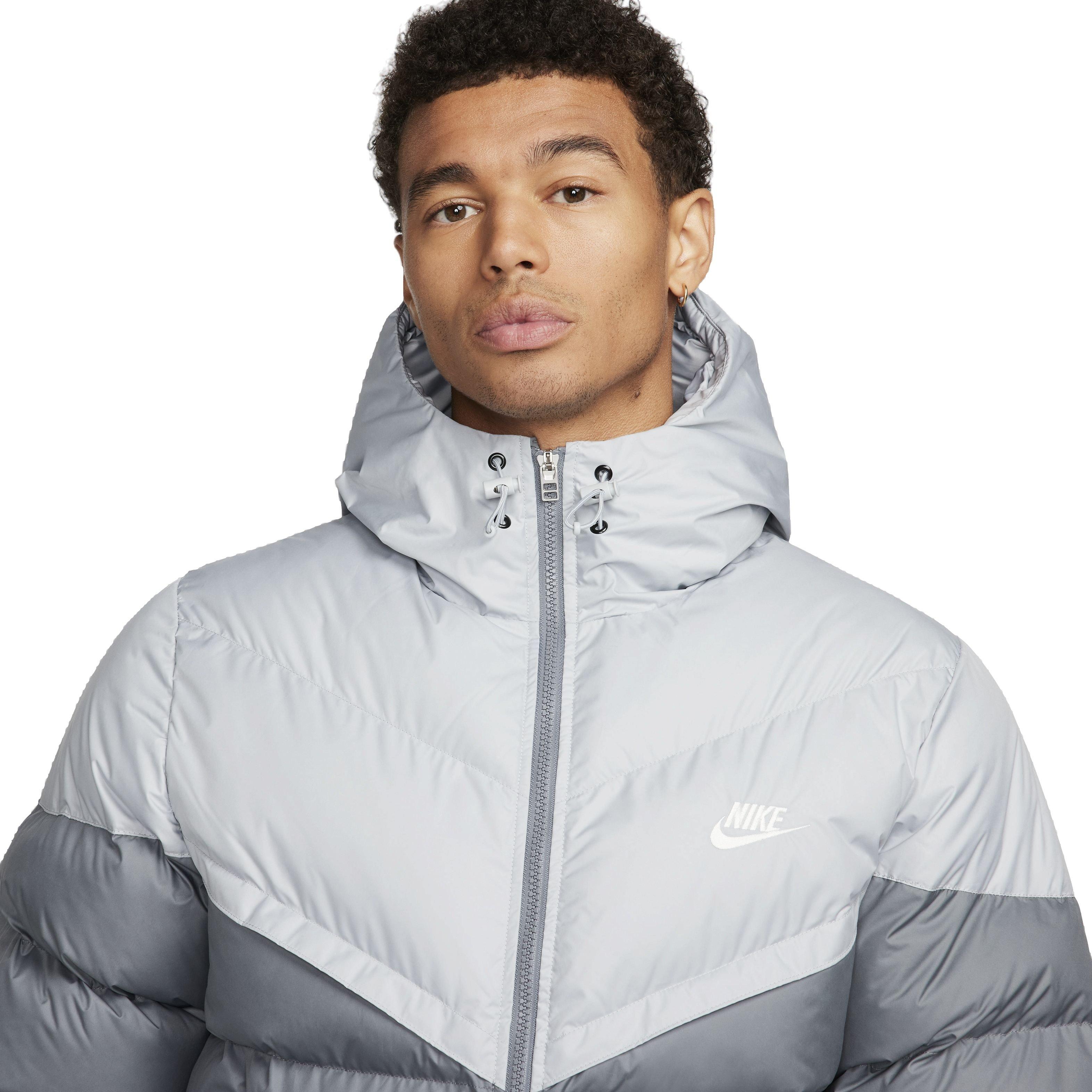 Nike Men's Storm-FIT PrimaLoft Hooded Windrunner Puffer Jacket - GREY Thumbnail View 3