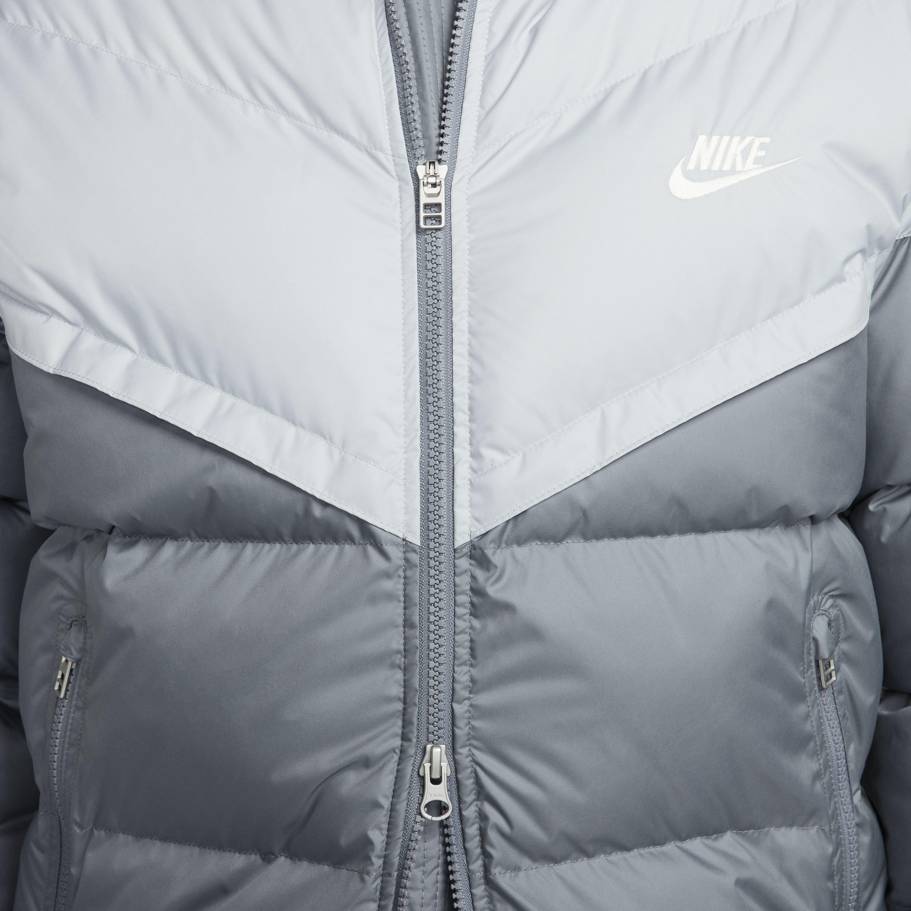Nike Men's Storm-FIT PrimaLoft Hooded Windrunner Puffer Jacket - GREY Thumbnail View 4