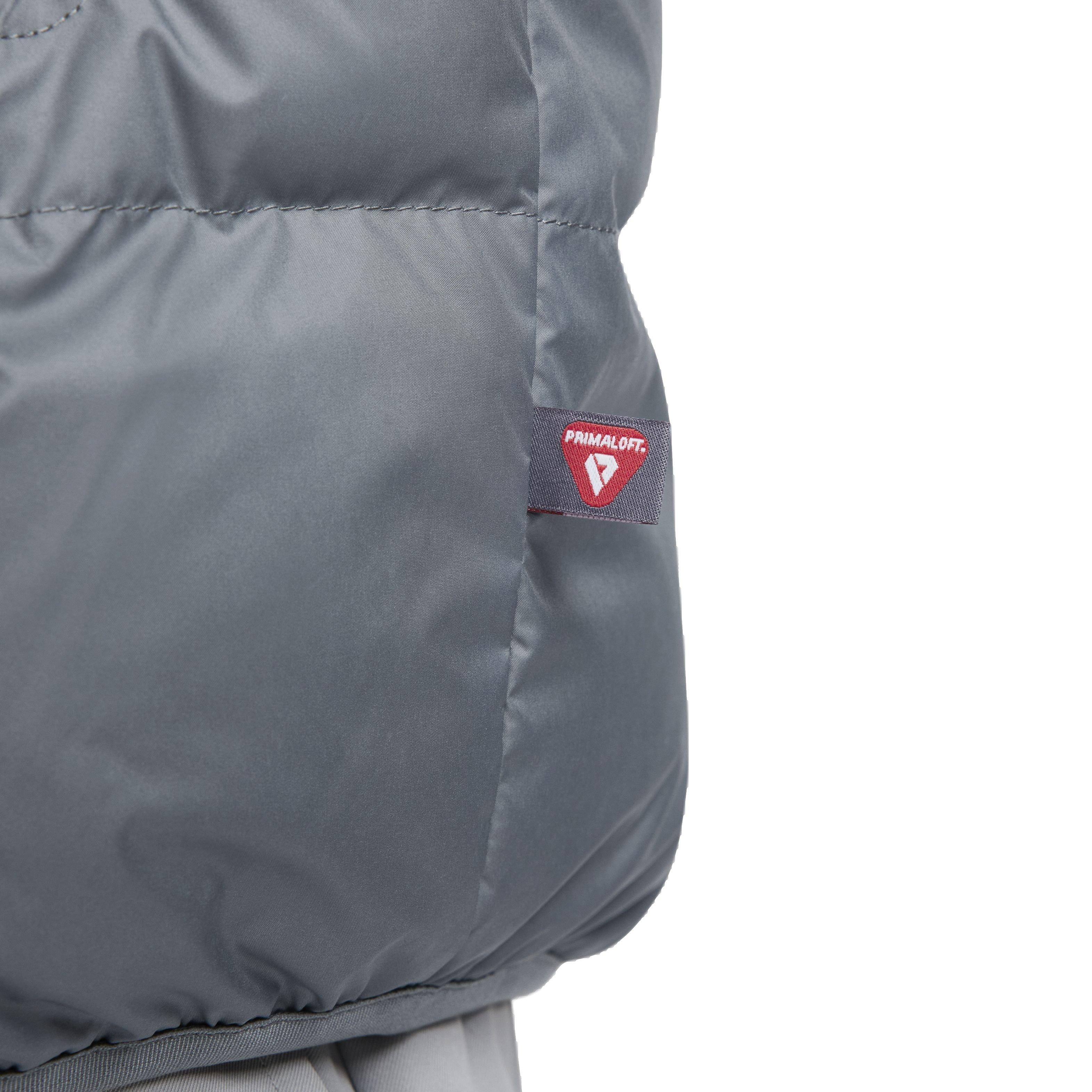 Nike Men's Storm-FIT PrimaLoft Hooded Windrunner Puffer Jacket - GREY Thumbnail View 6