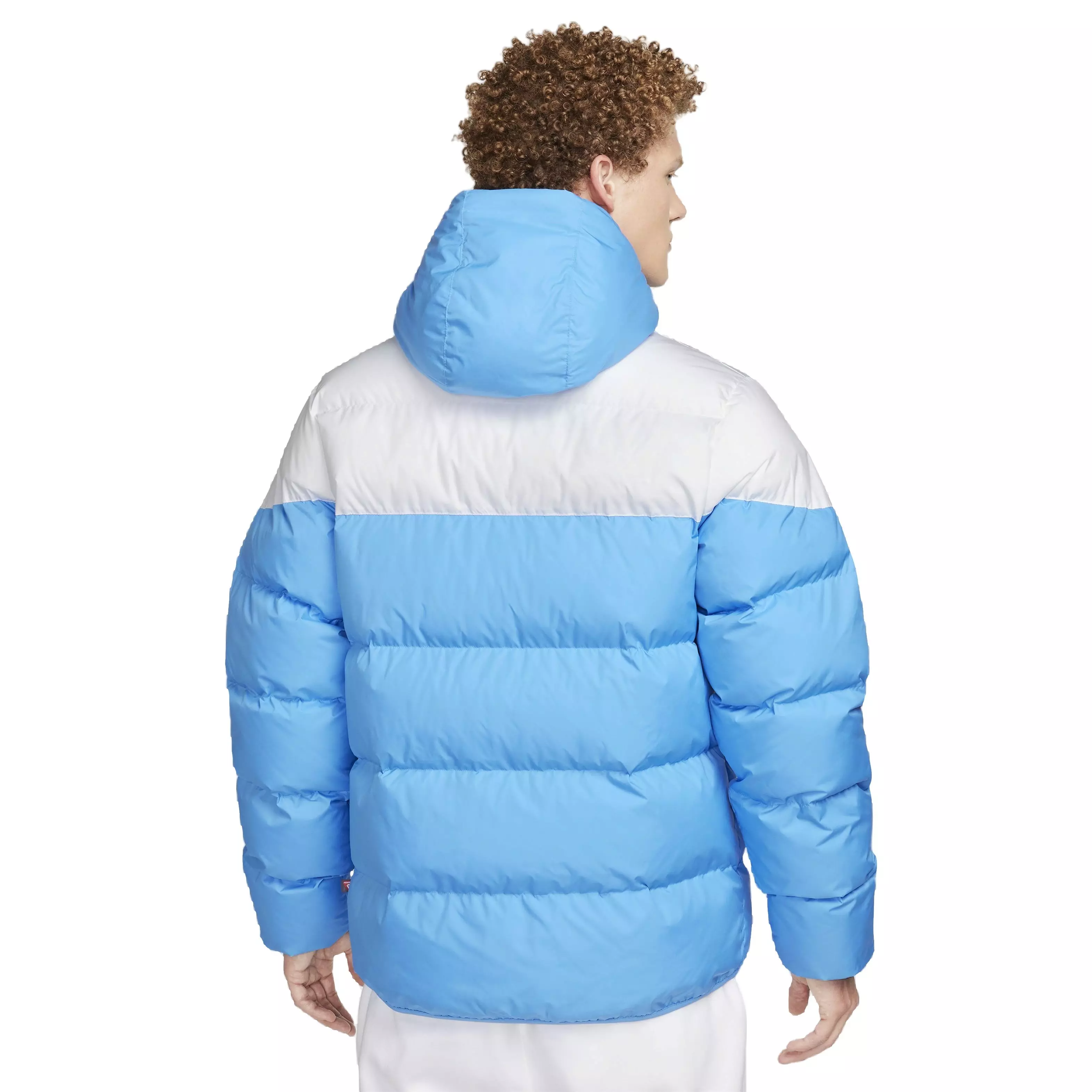 Nike Men's Storm-FIT PrimaLoft Hooded Windrunner Puffer Jacket - WHITE