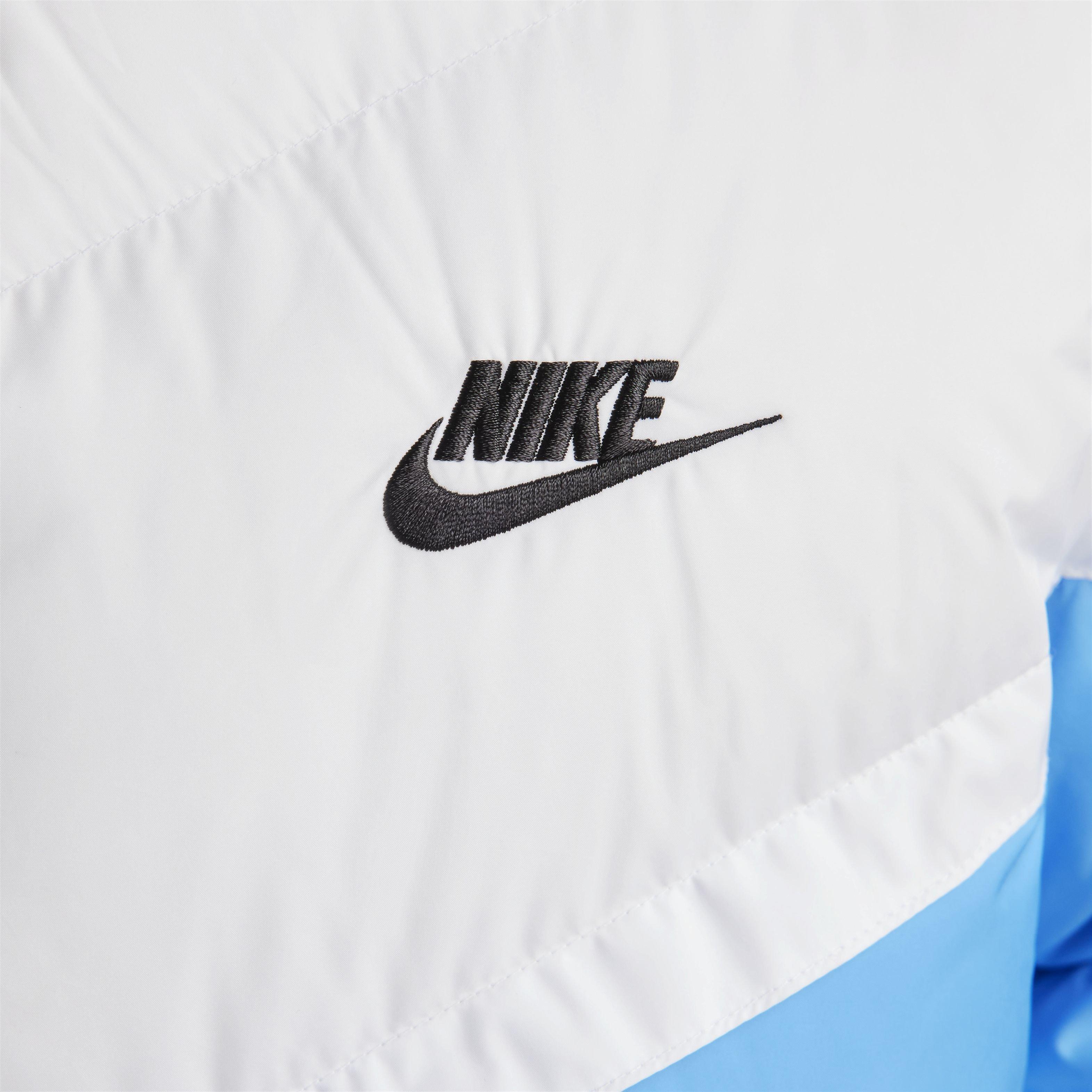 Nike Men's Storm-FIT PrimaLoft Hooded Windrunner Puffer Jacket - WHITE Thumbnail View 6