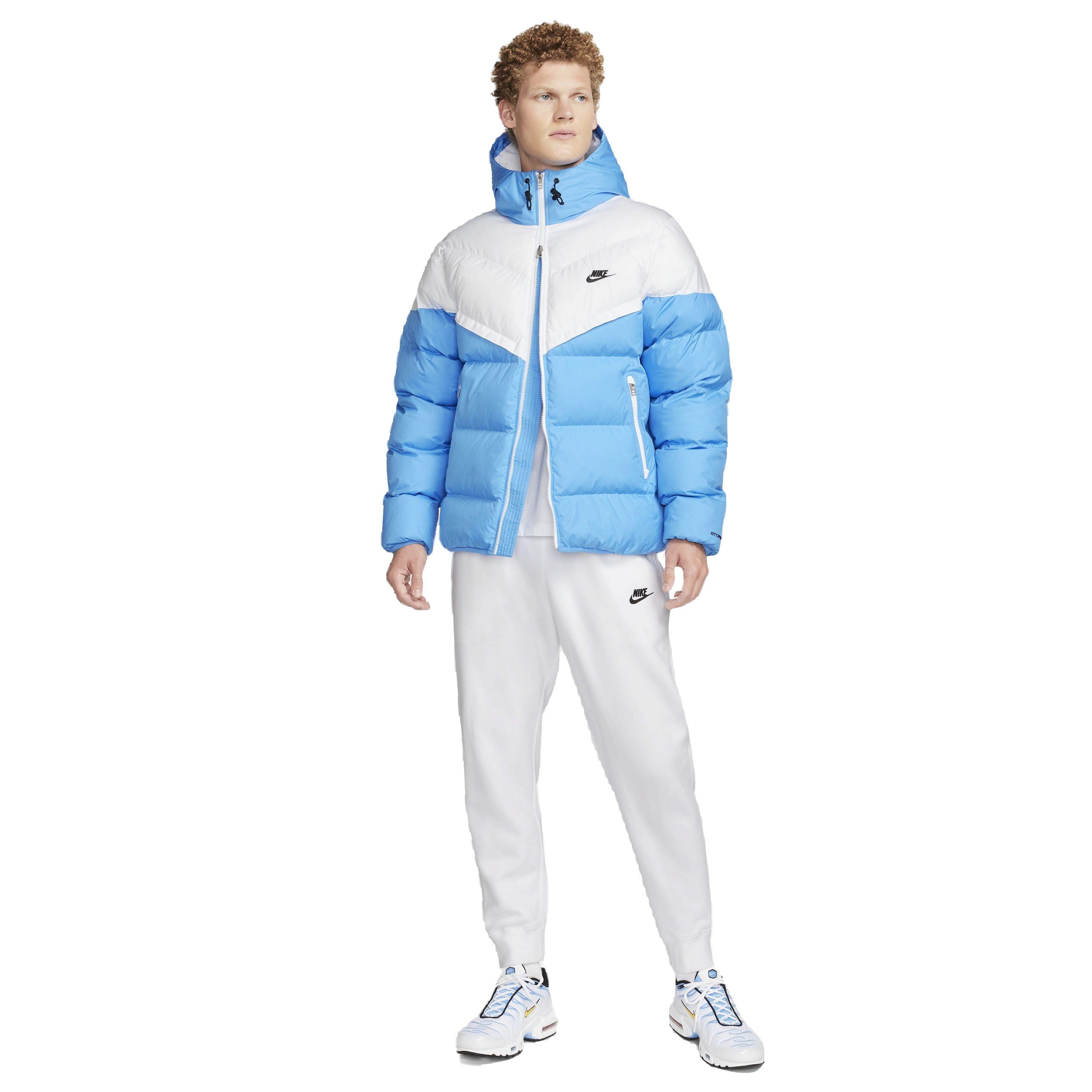 Nike Men's Storm-FIT PrimaLoft Hooded Windrunner Puffer Jacket - WHITE Thumbnail View 8