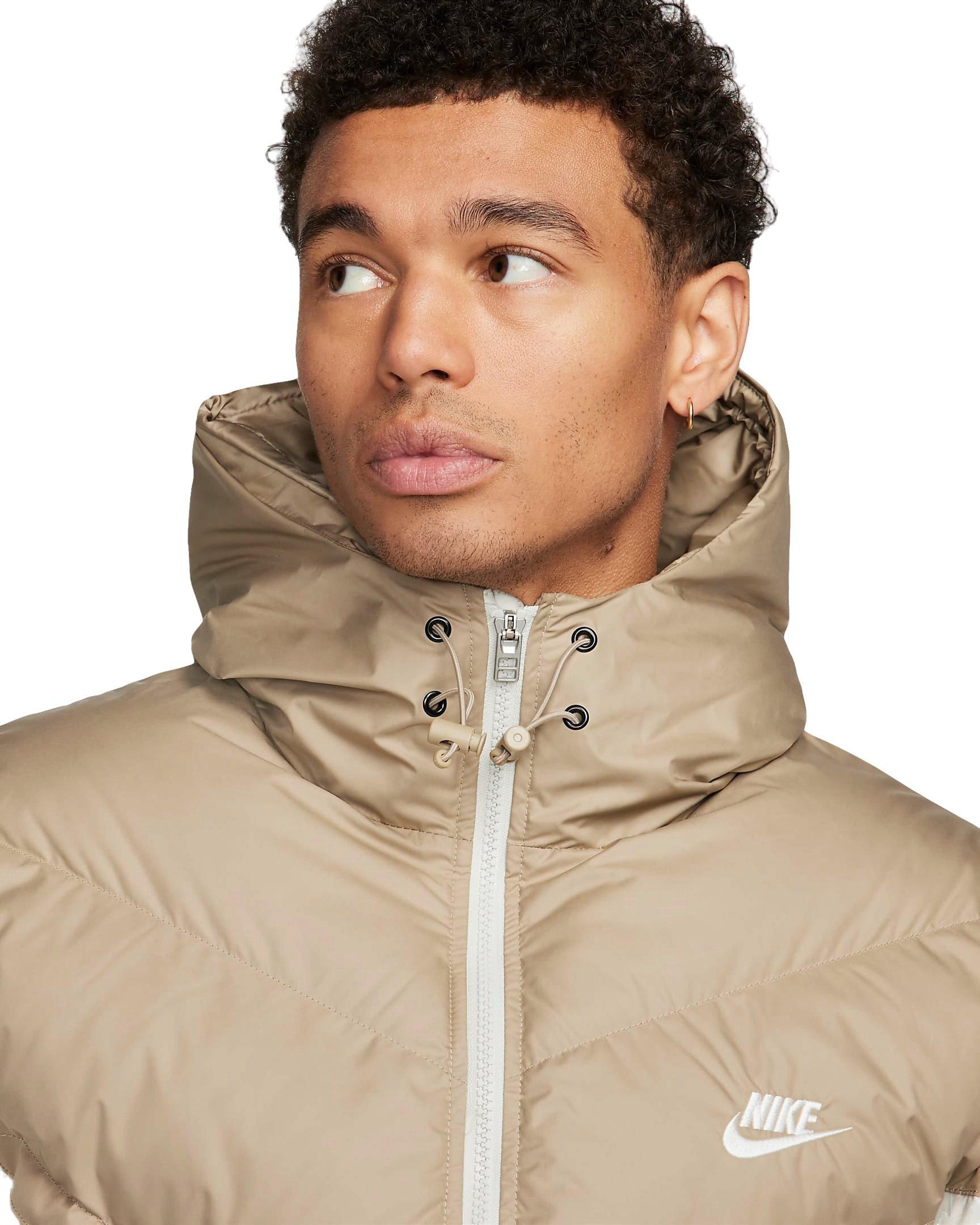 Nike Men's Storm-FIT PrimaLoft Hooded Windrunner Puffer Jacket - BROWN Thumbnail View 3