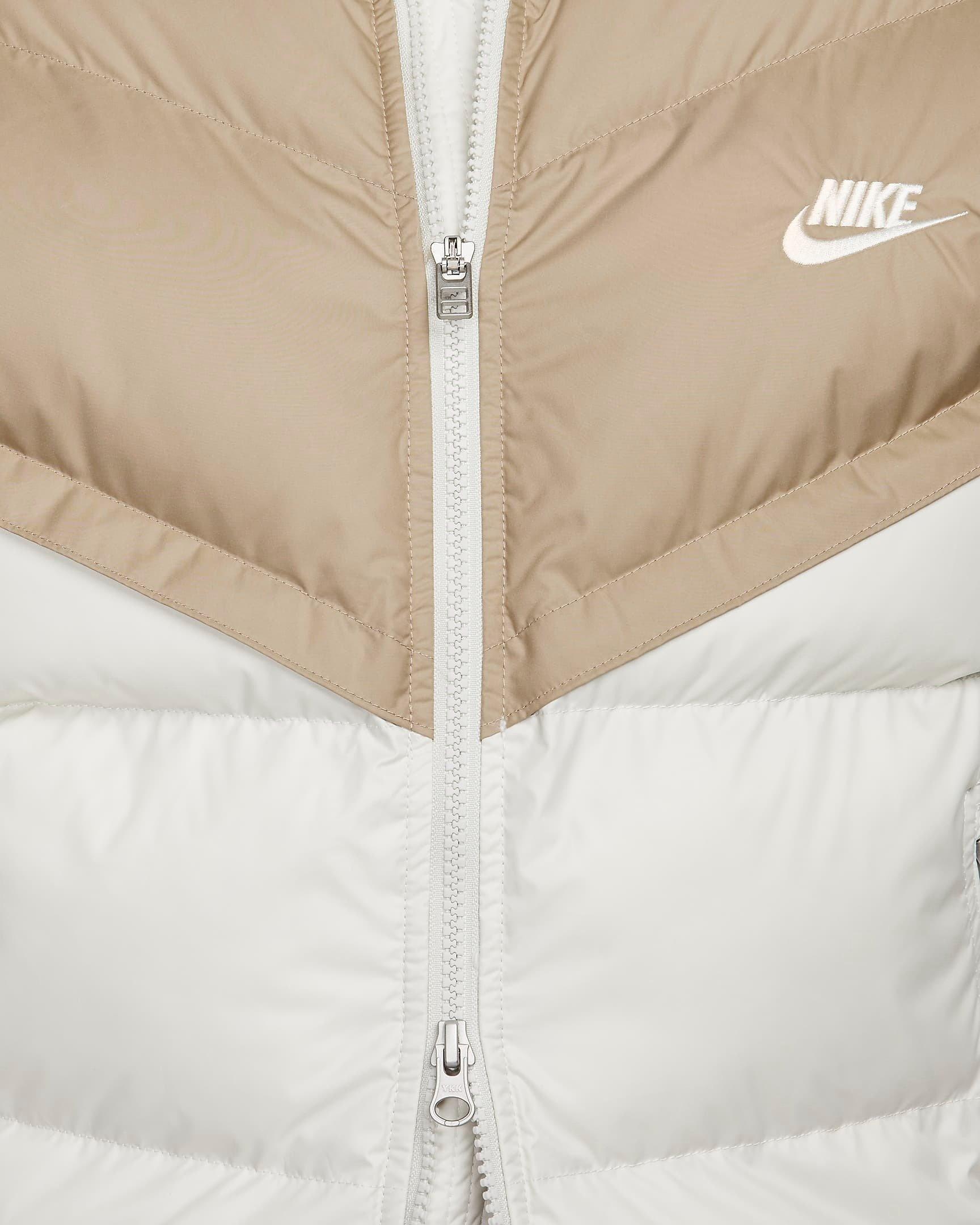 Nike Men's Storm-FIT PrimaLoft Hooded Windrunner Puffer Jacket - BROWN Thumbnail View 4