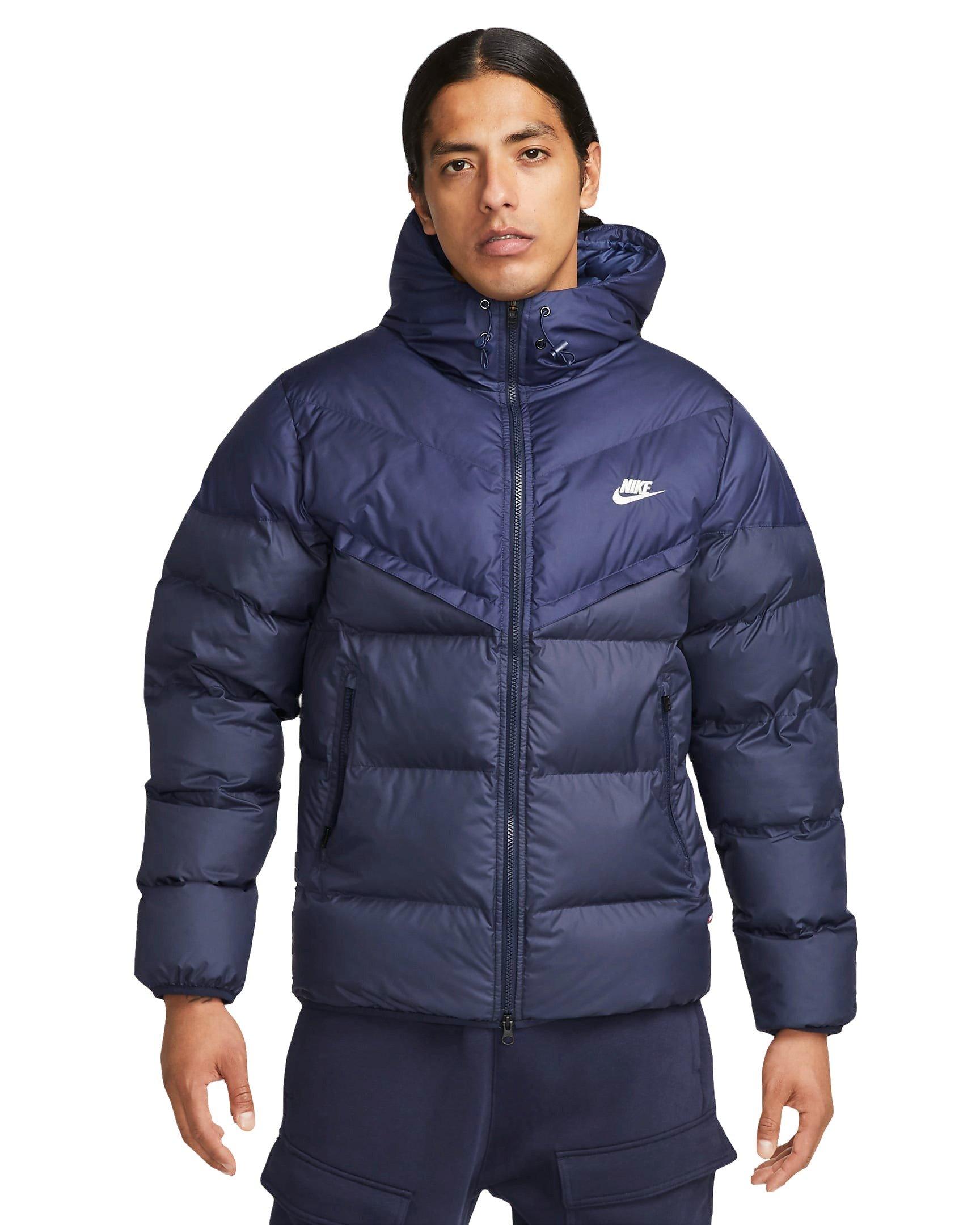 Nike Men's Storm-FIT PrimaLoft Hooded Windrunner Puffer Jacket - BLUE Thumbnail View 1