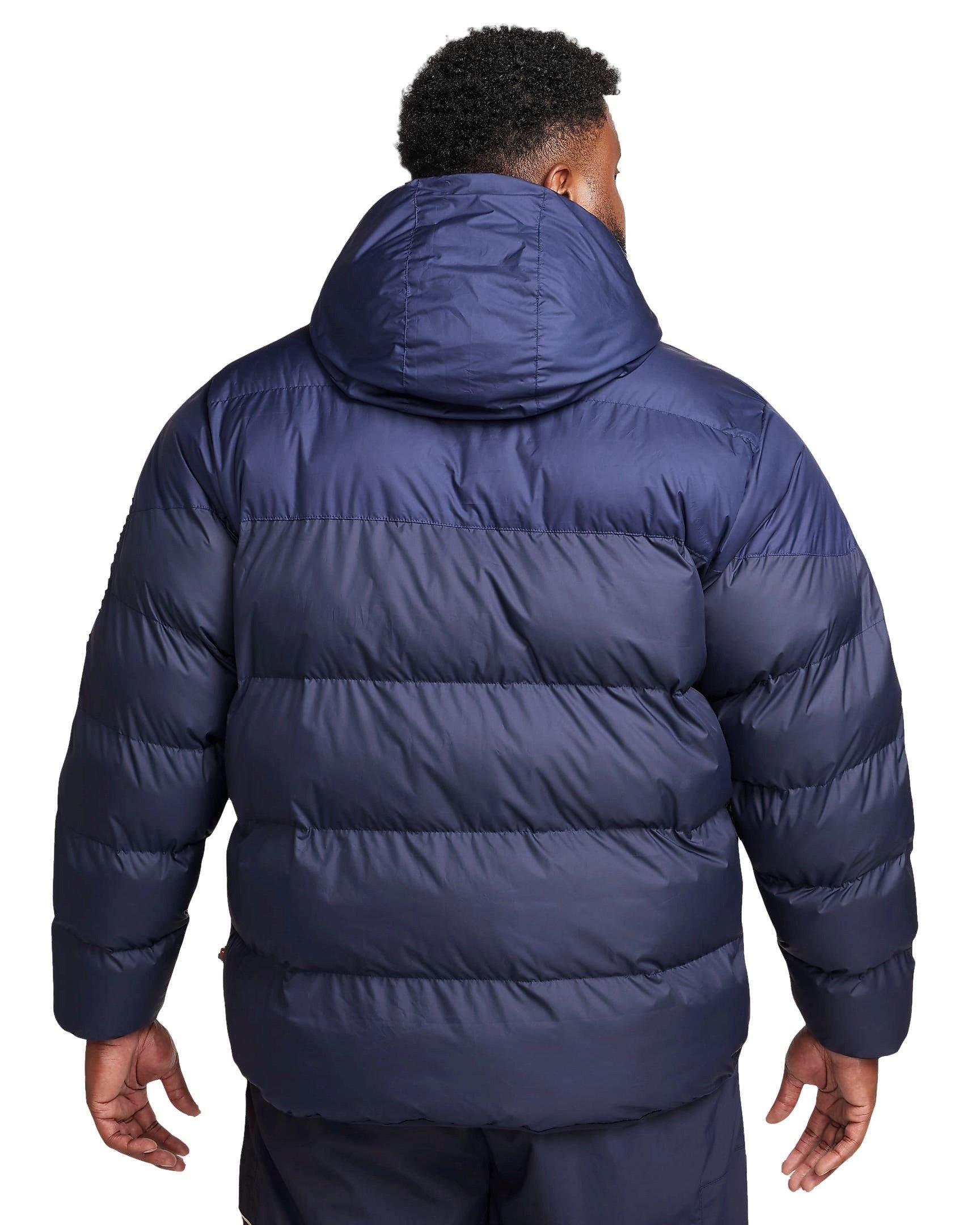 Nike Men's Storm-FIT PrimaLoft Hooded Windrunner Puffer Jacket - BLUE Thumbnail View 12