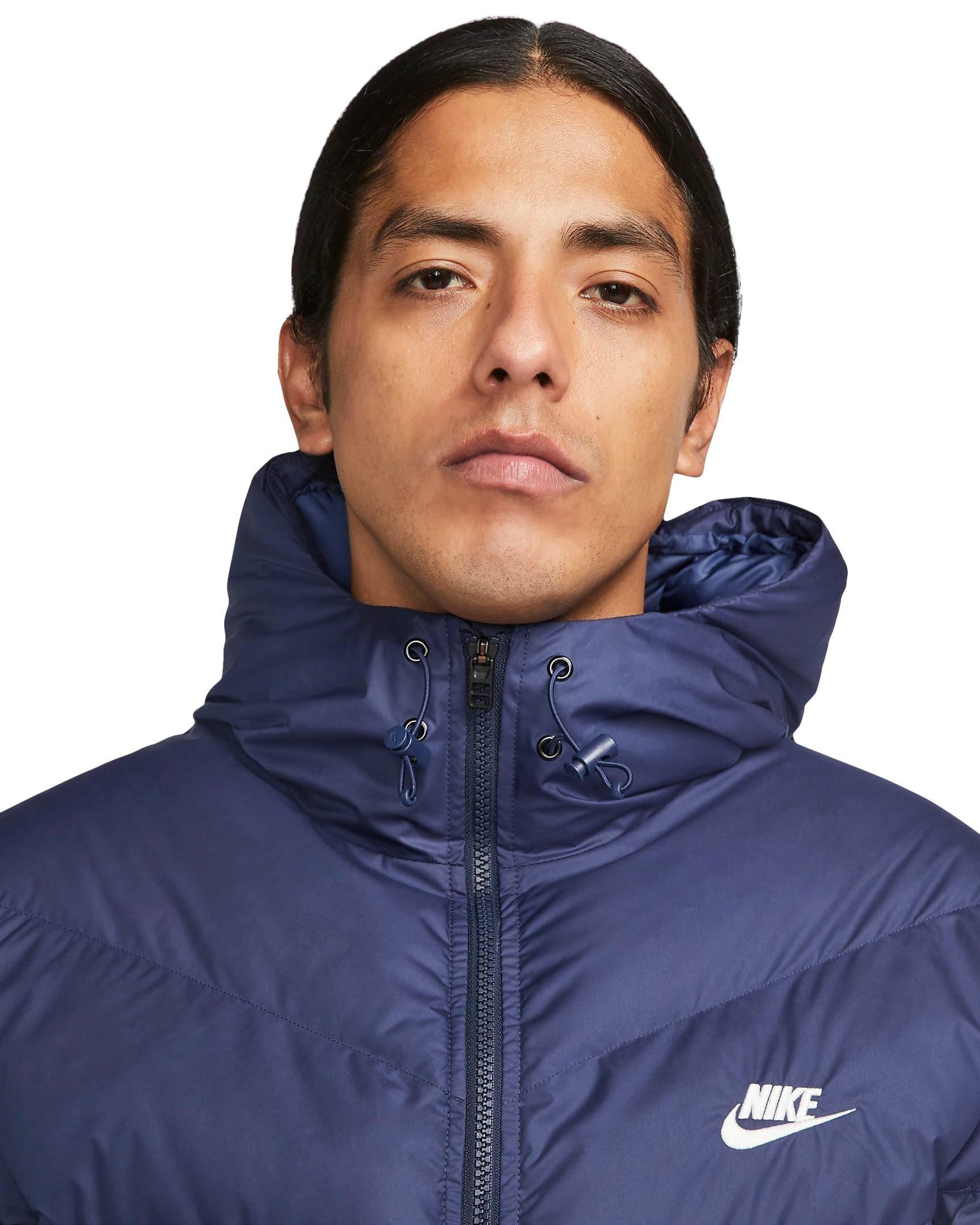 Nike Men's Storm-FIT PrimaLoft Hooded Windrunner Puffer Jacket - BLUE Thumbnail View 3