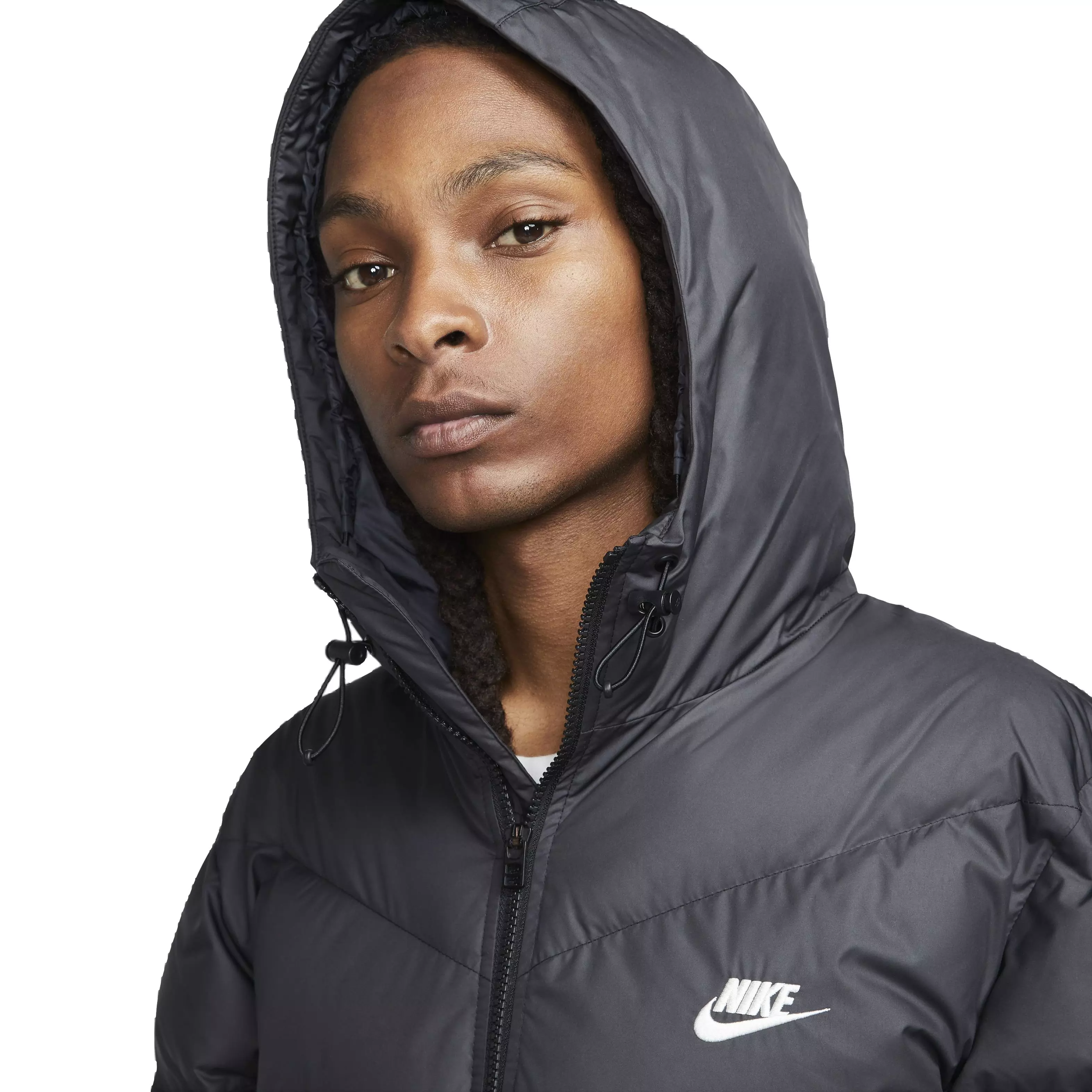 Nike Men's Storm-FIT Windrunner Hooded Parka Jacket - BLACK