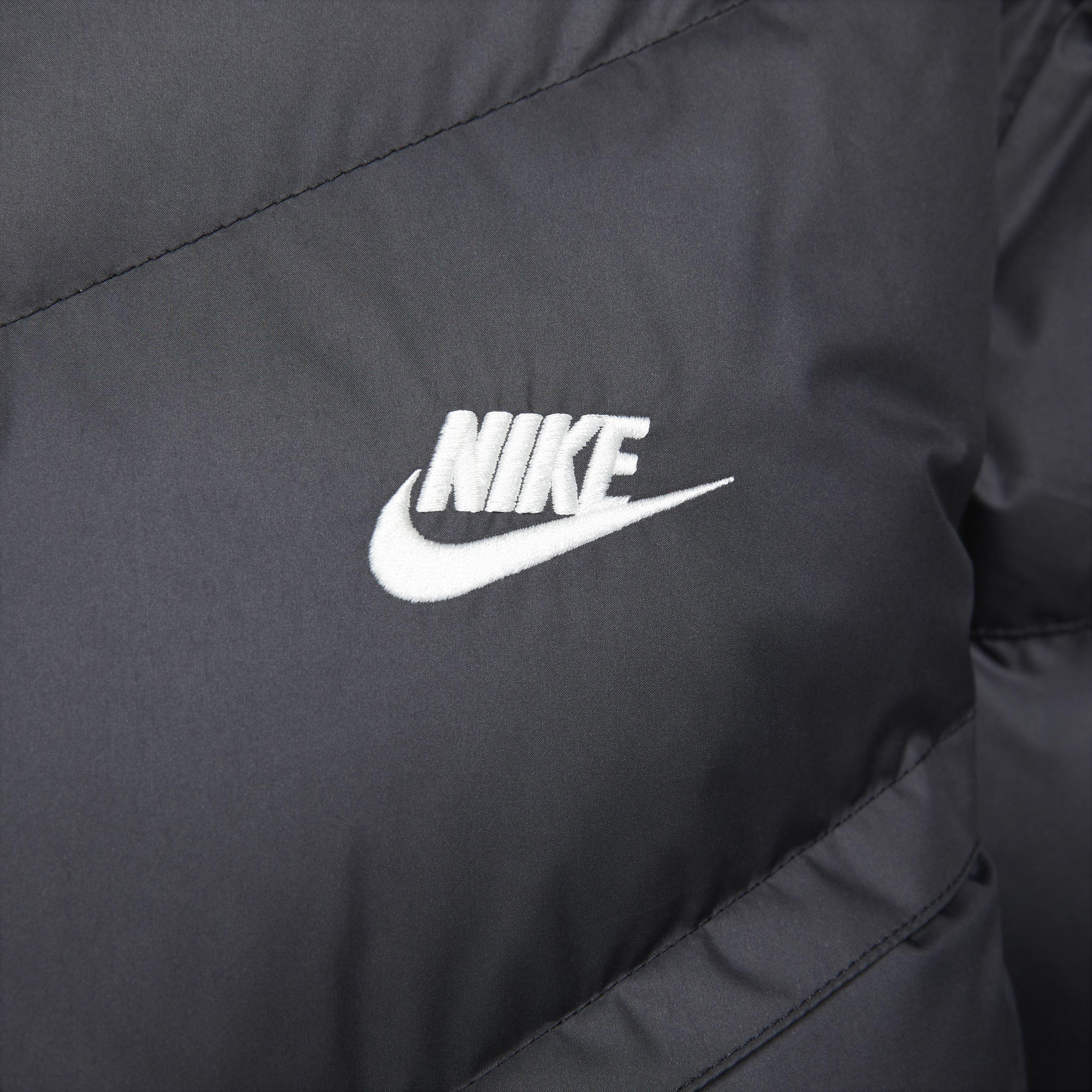 Nike Men's Storm-FIT Windrunner Hooded Parka Jacket - BLACK Thumbnail View 4