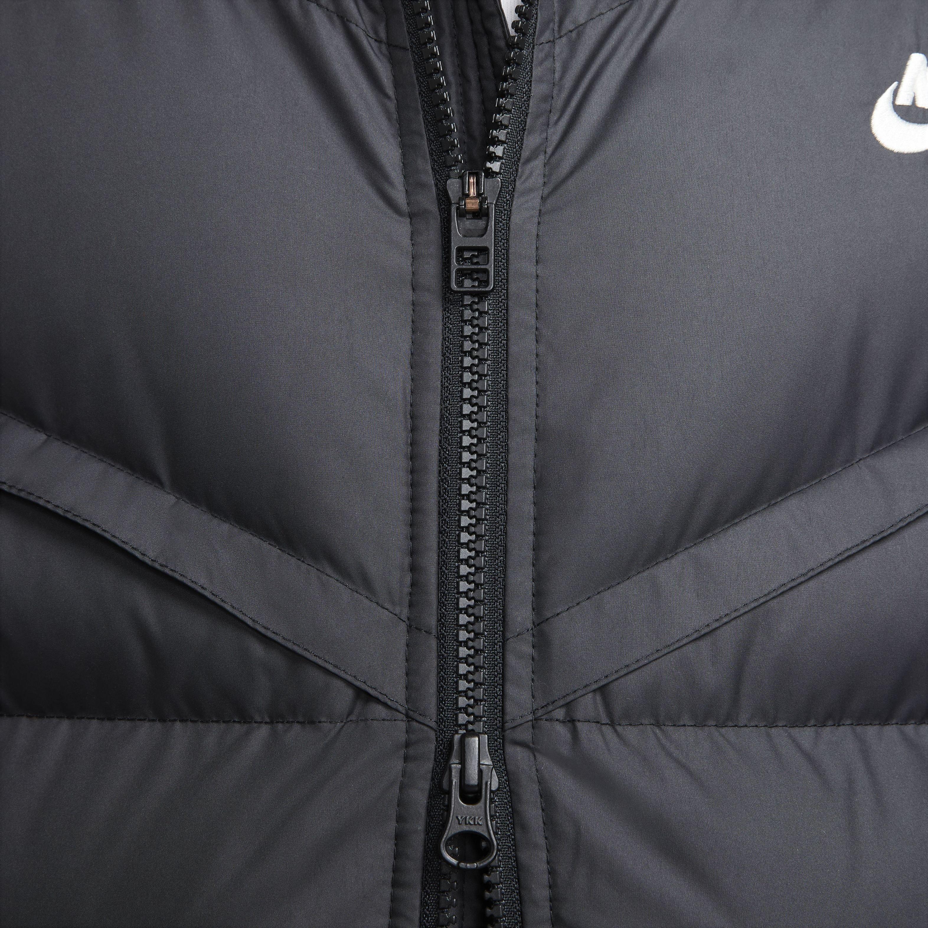 Nike Men's Storm-FIT Windrunner Hooded Parka Jacket - BLACK Thumbnail View 5