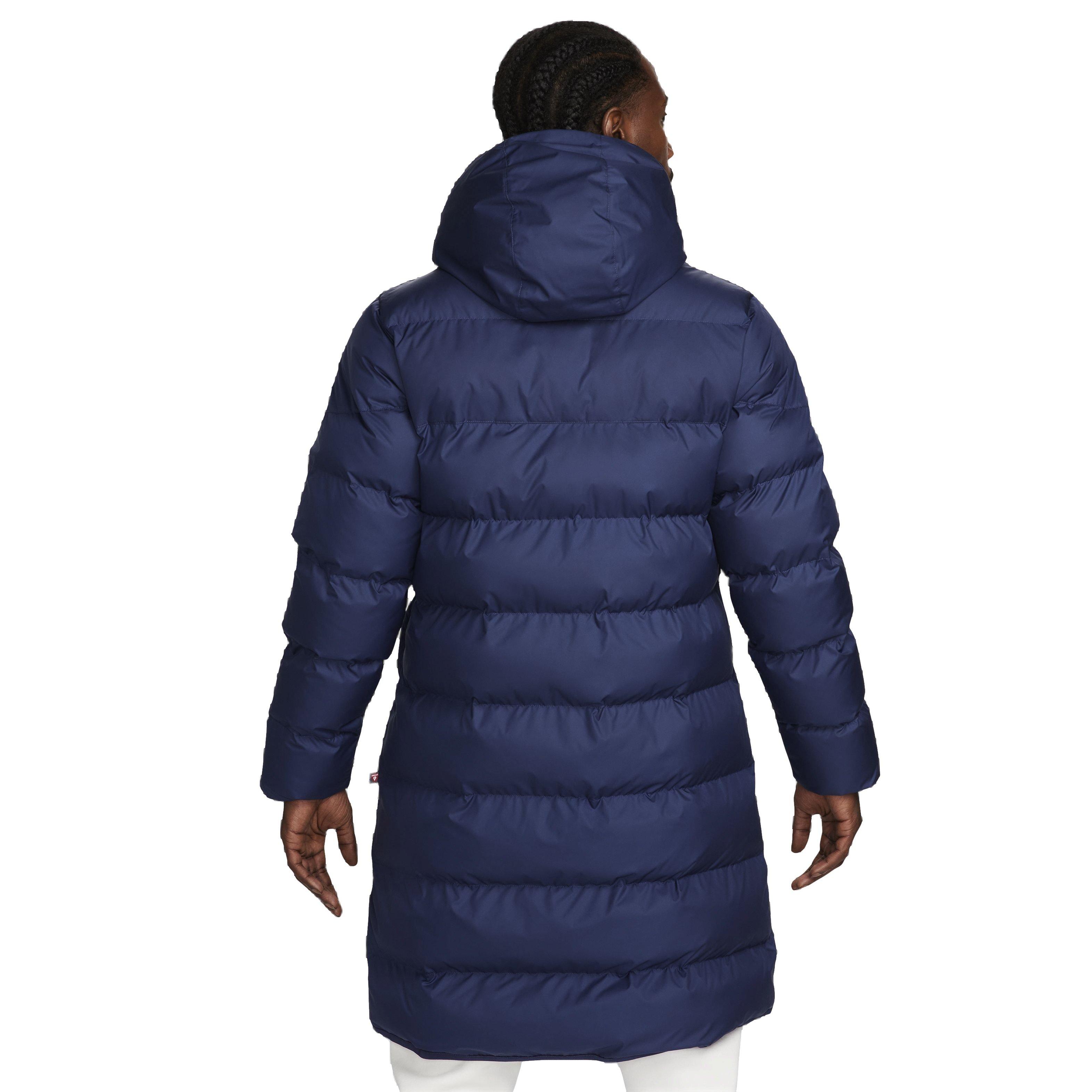 Nike Men's Storm-FIT Windrunner Hooded Parka Jacket - BLUE Thumbnail View 2