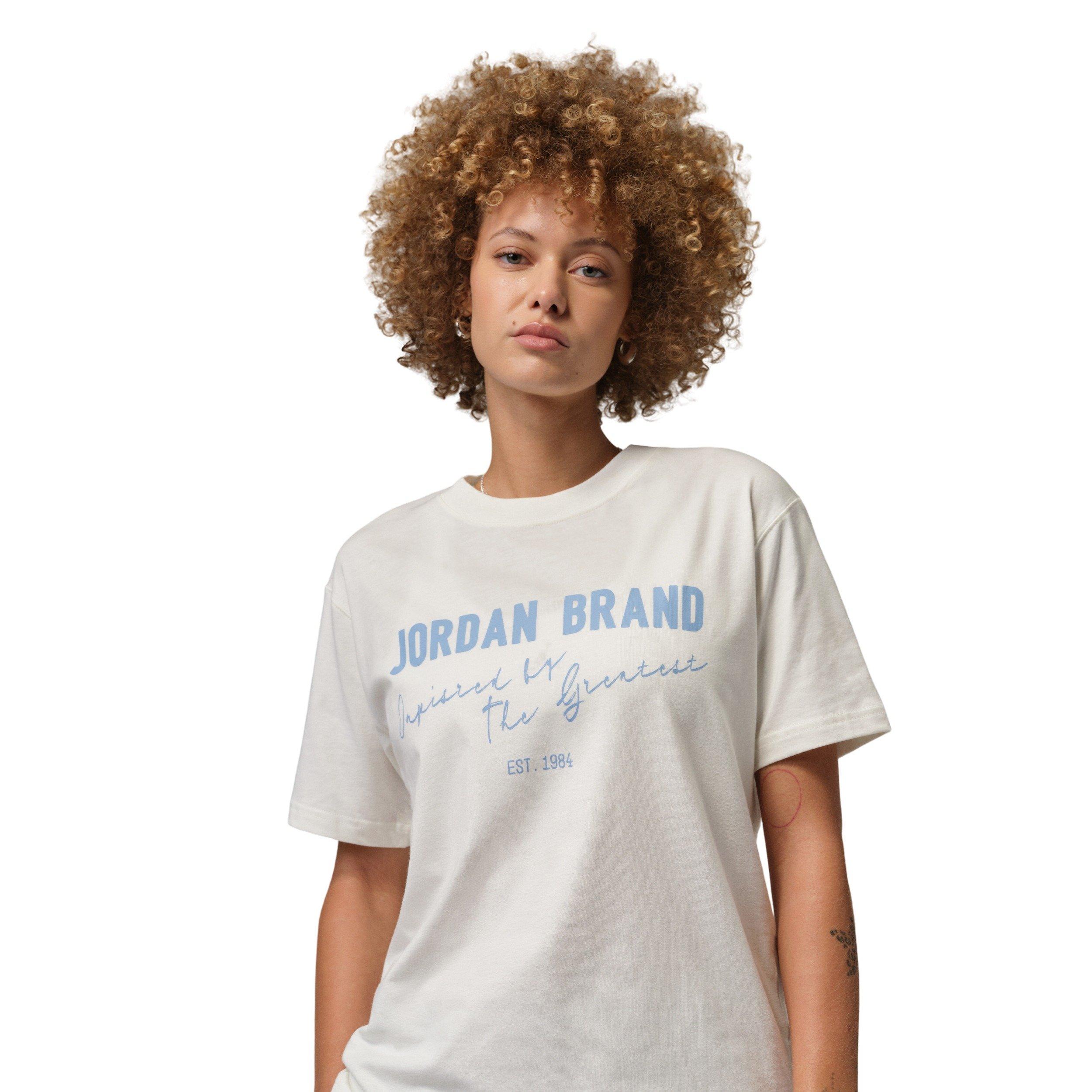 Jordan Women's Brooklyn Short-Sleeve Graphic Tee -Off-White - OFF-WHITE Thumbnail View 1