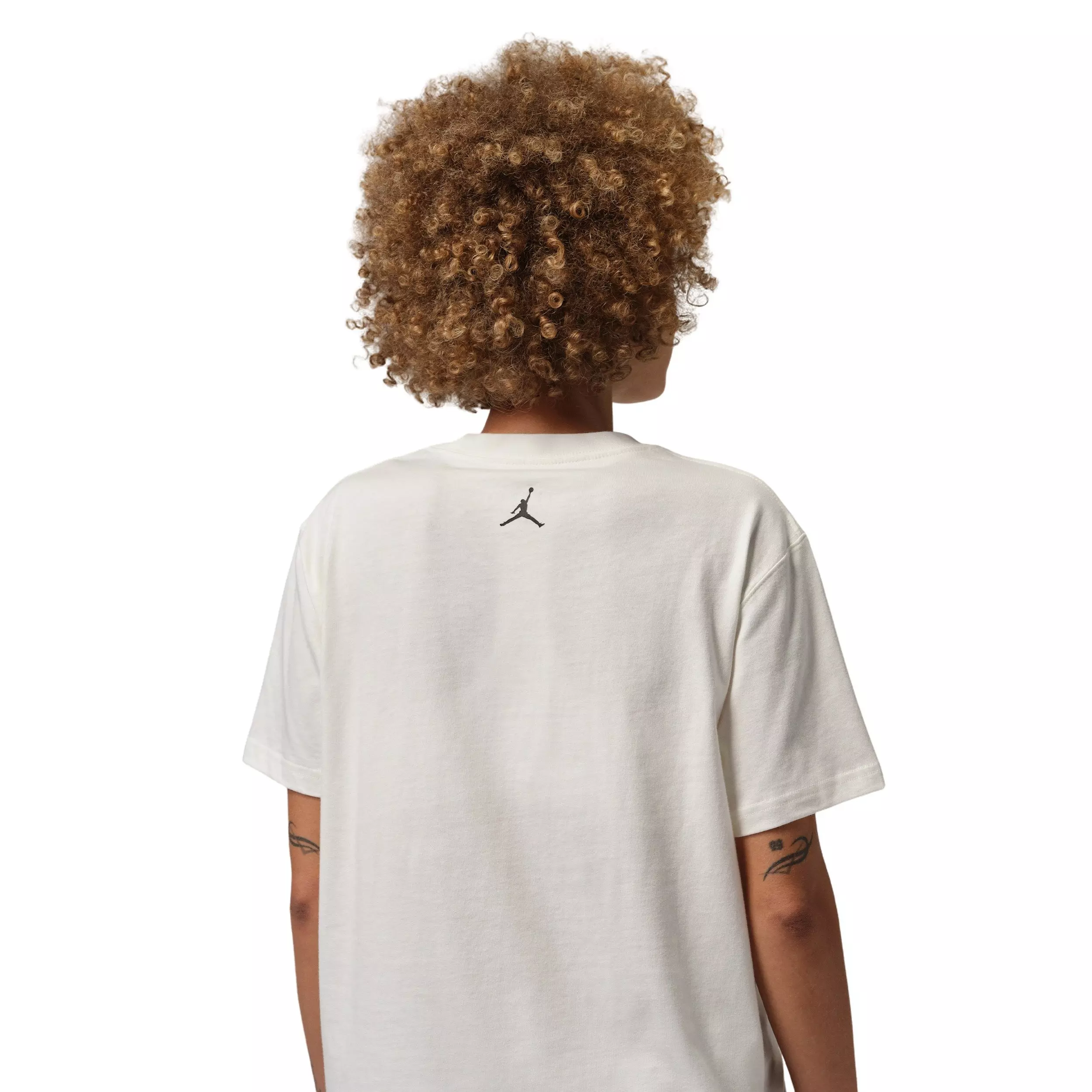 Jordan Women's Brooklyn Short-Sleeve Graphic Tee -Off-White - OFF-WHITE