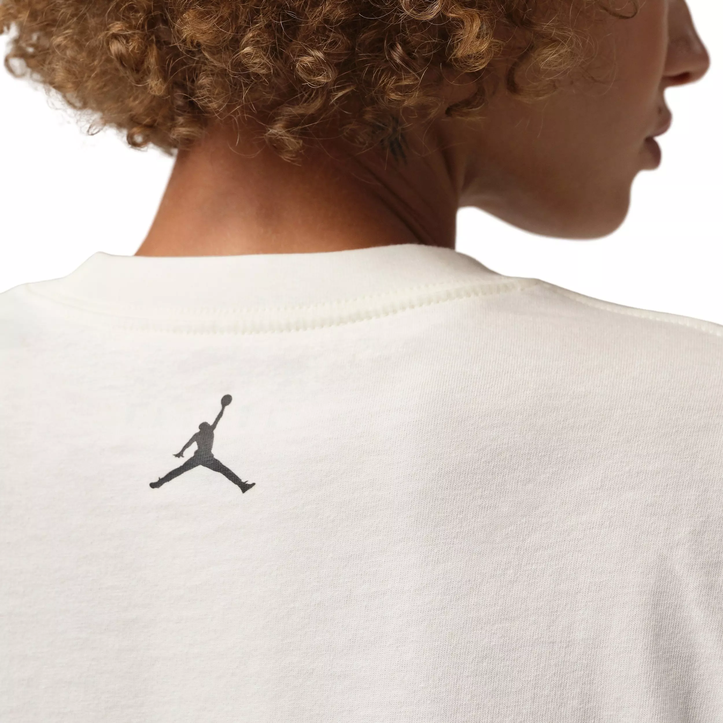 Jordan Women's Brooklyn Short-Sleeve Graphic Tee - Off-White - OFF-WHITE