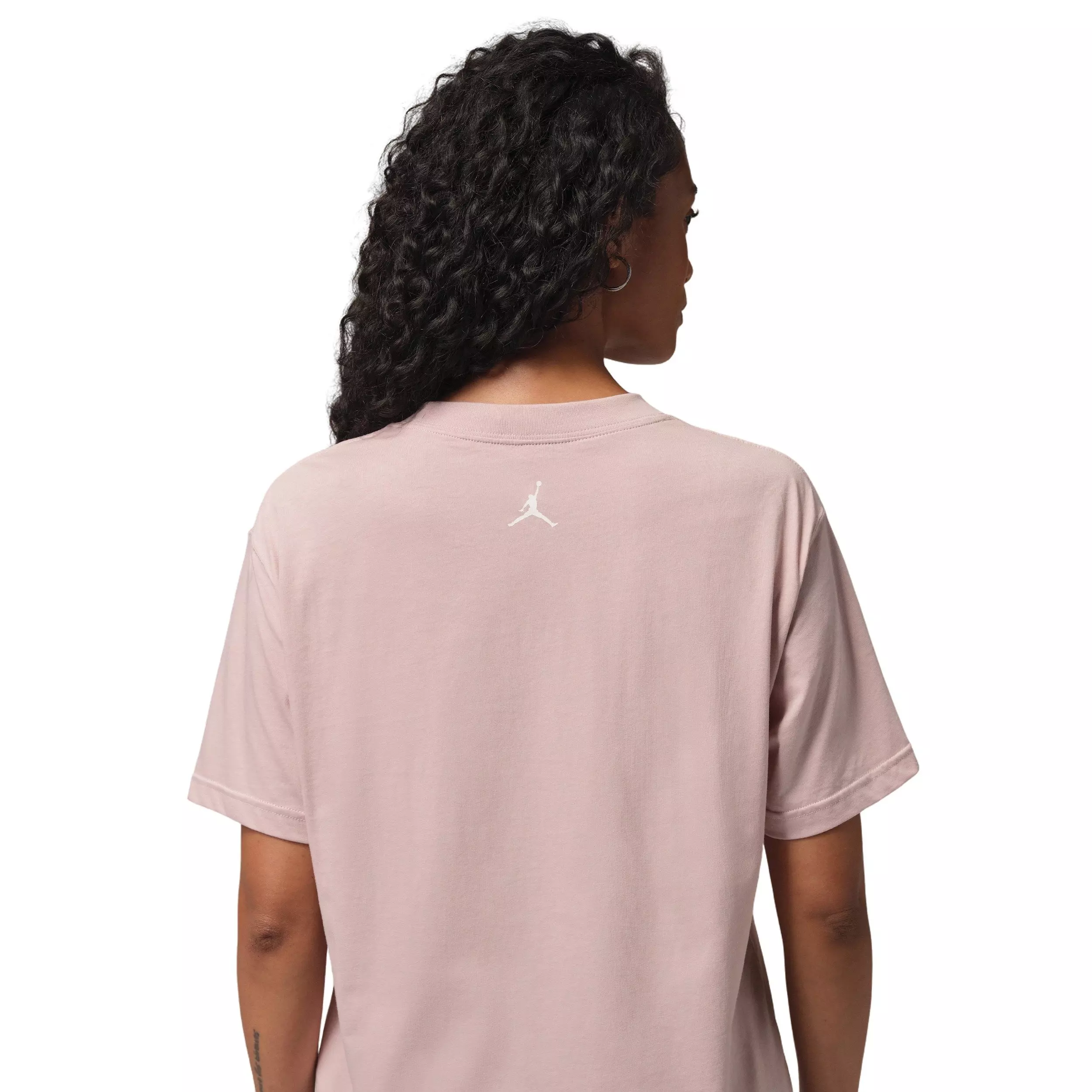 Jordan Women's Brooklyn Short-Sleeve Graphic Tee - Pink/White - PINK/WHITE