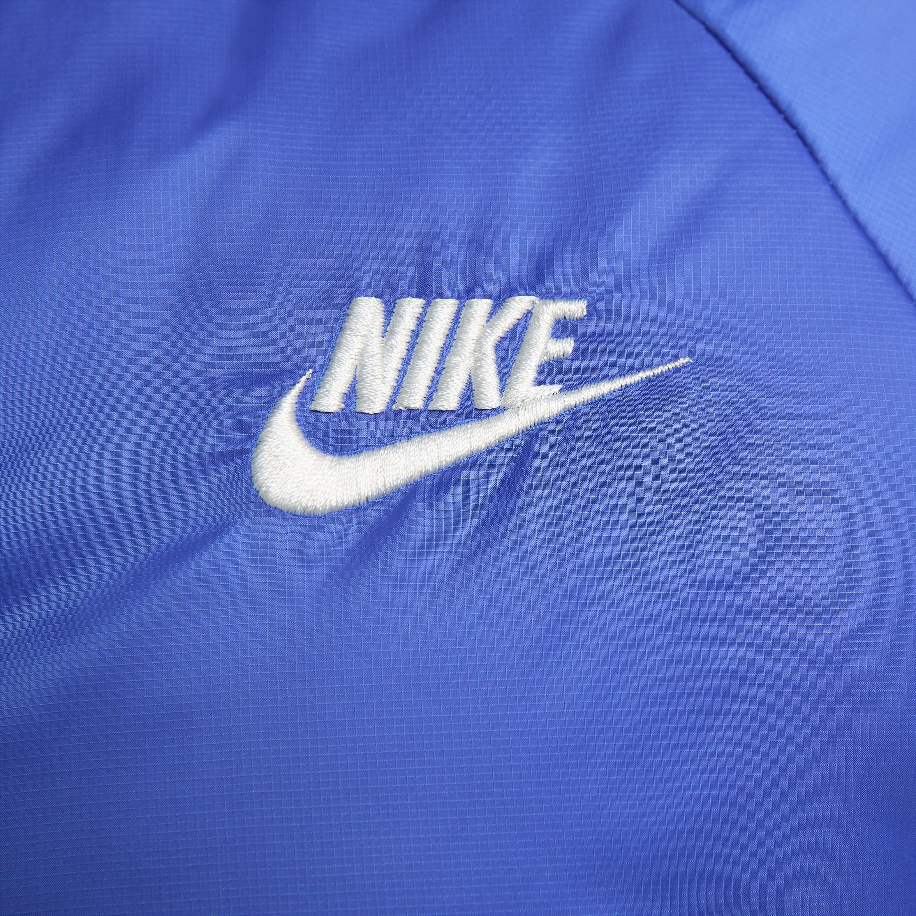 Nike Men's Sportswear Therma-FIT Water-Resistant Windrunner Puffer Jacket - BLUE Thumbnail View 4
