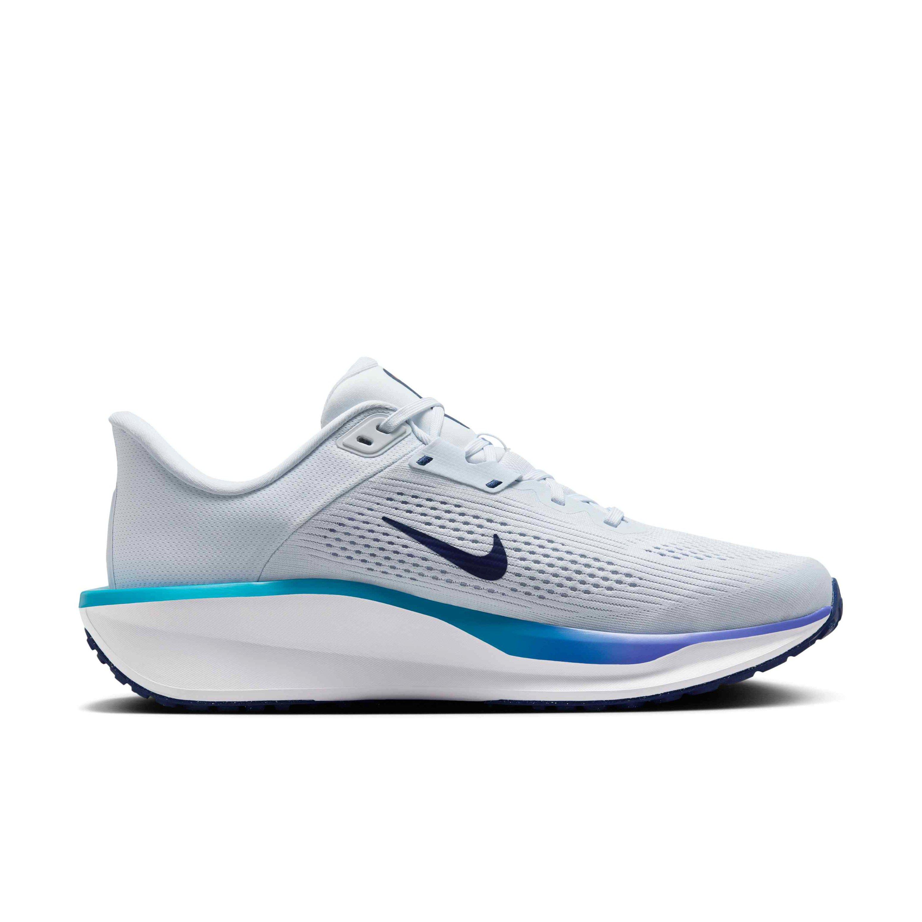 Nike Quest 6 "Football Grey/Blue Lightning/Persian Violet/Blue Void" Men's Running Shoe - GREY/BLUE/VIOLET/BLUE Thumbnail View 1