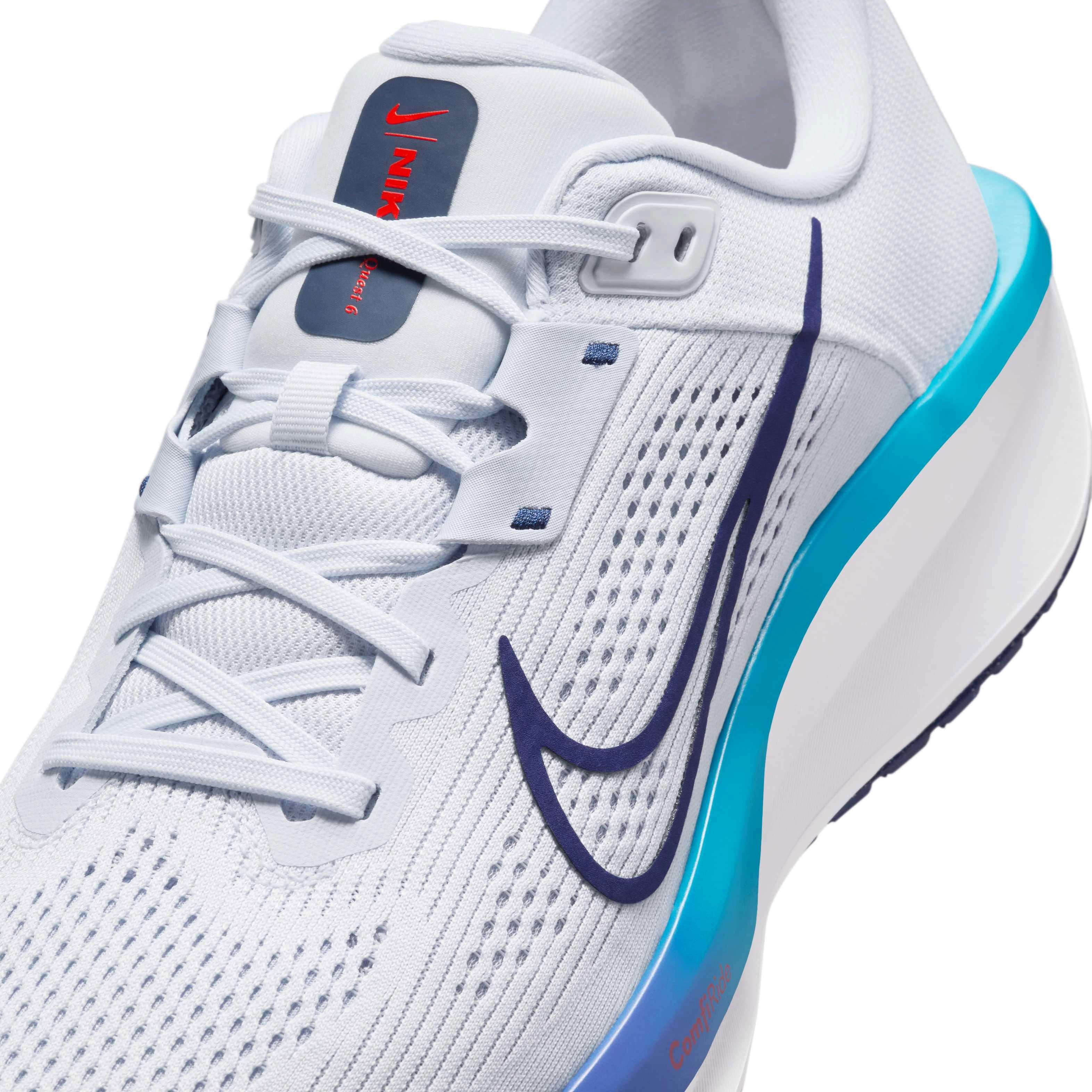 Nike Quest 6 "Football Grey/Blue Lightning/Persian Violet/Blue Void" Men's Running Shoe - GREY/BLUE/VIOLET/BLUE Thumbnail View 7