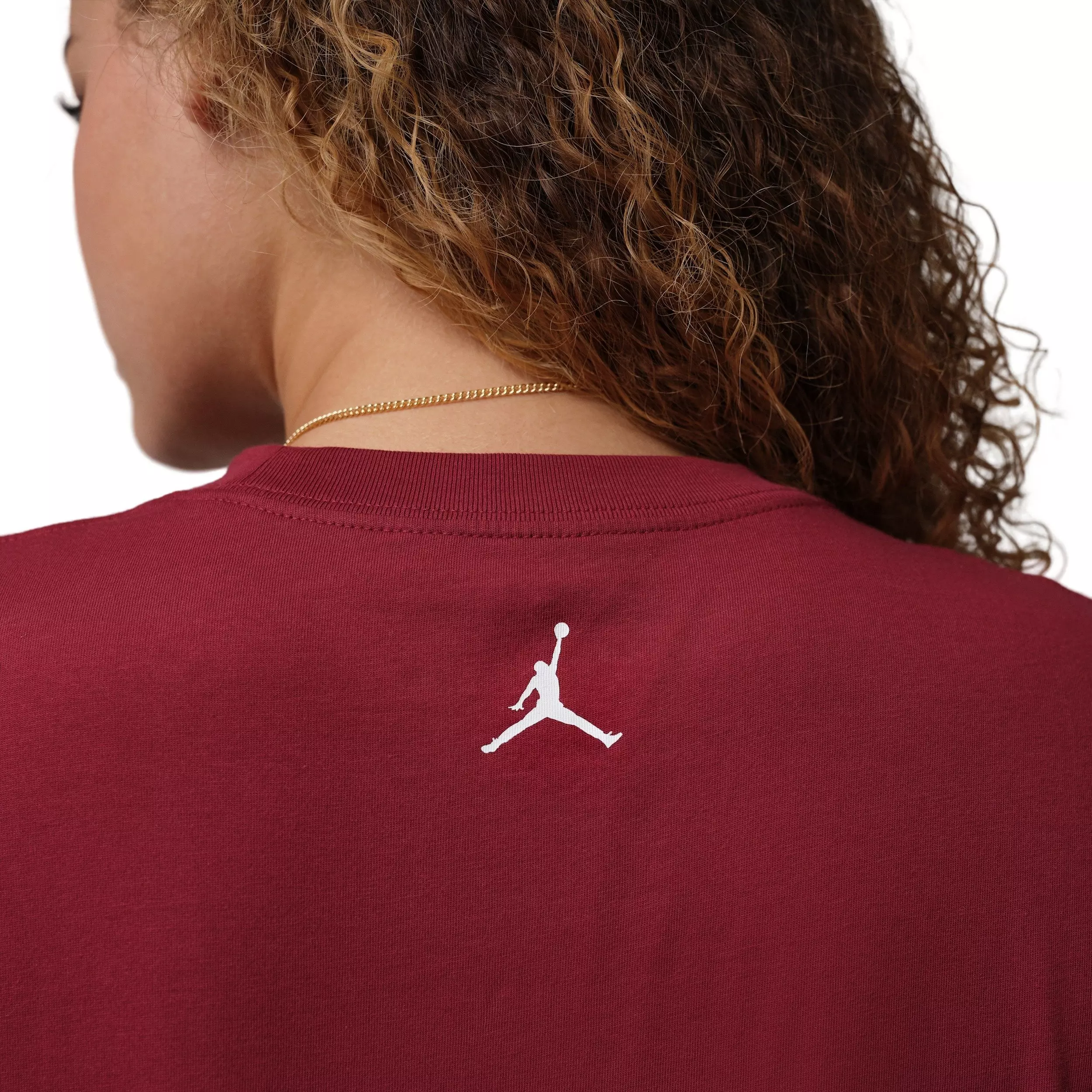 Jordan Women's Brooklyn Short-Sleeve Graphic Tee -Red - RED