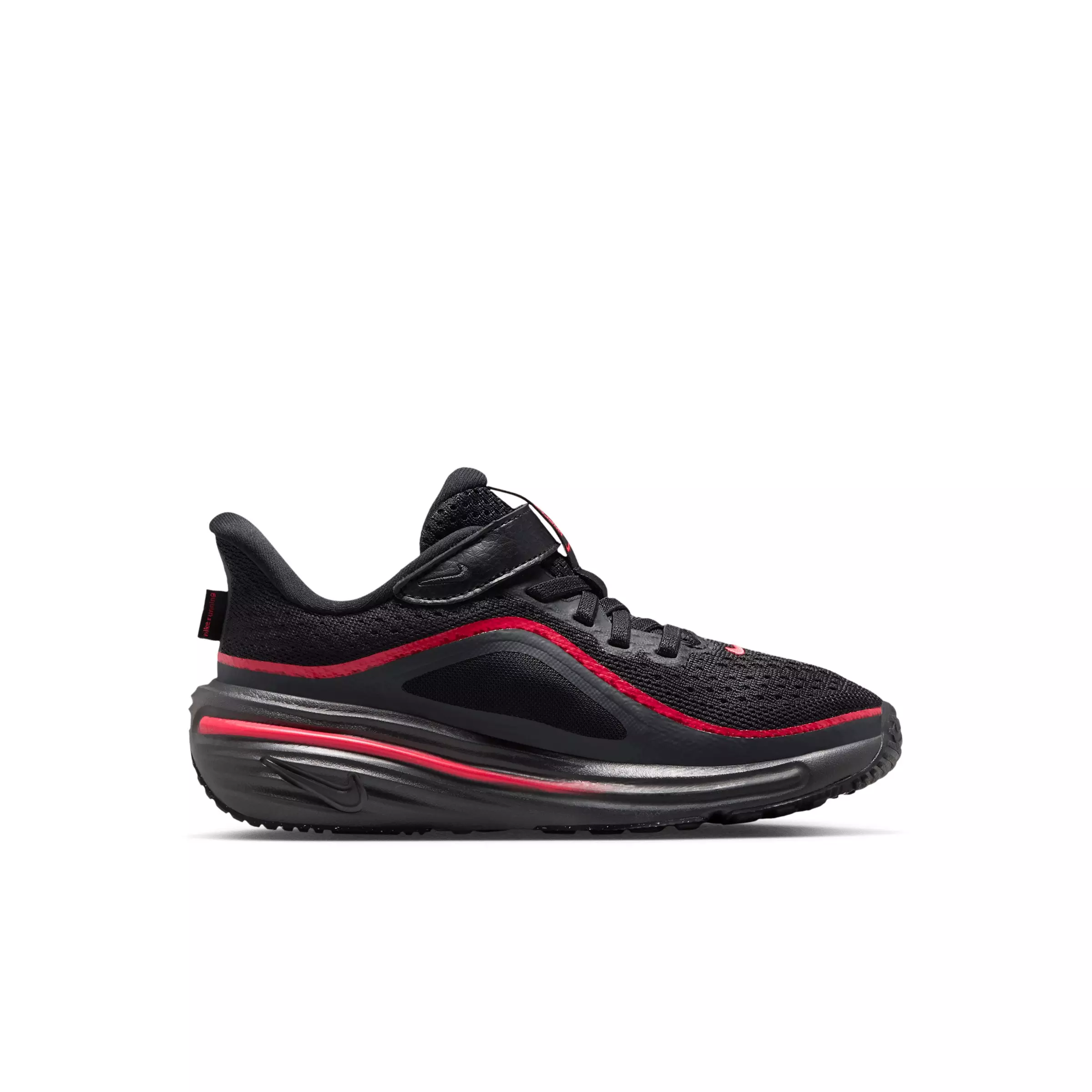 Nike Winflo 12 "Black/Red Orbit/Dark Smoke Grey/Black" Preschool Boys' Running Shoe - BLACK/RED/DK GREY/BLACK