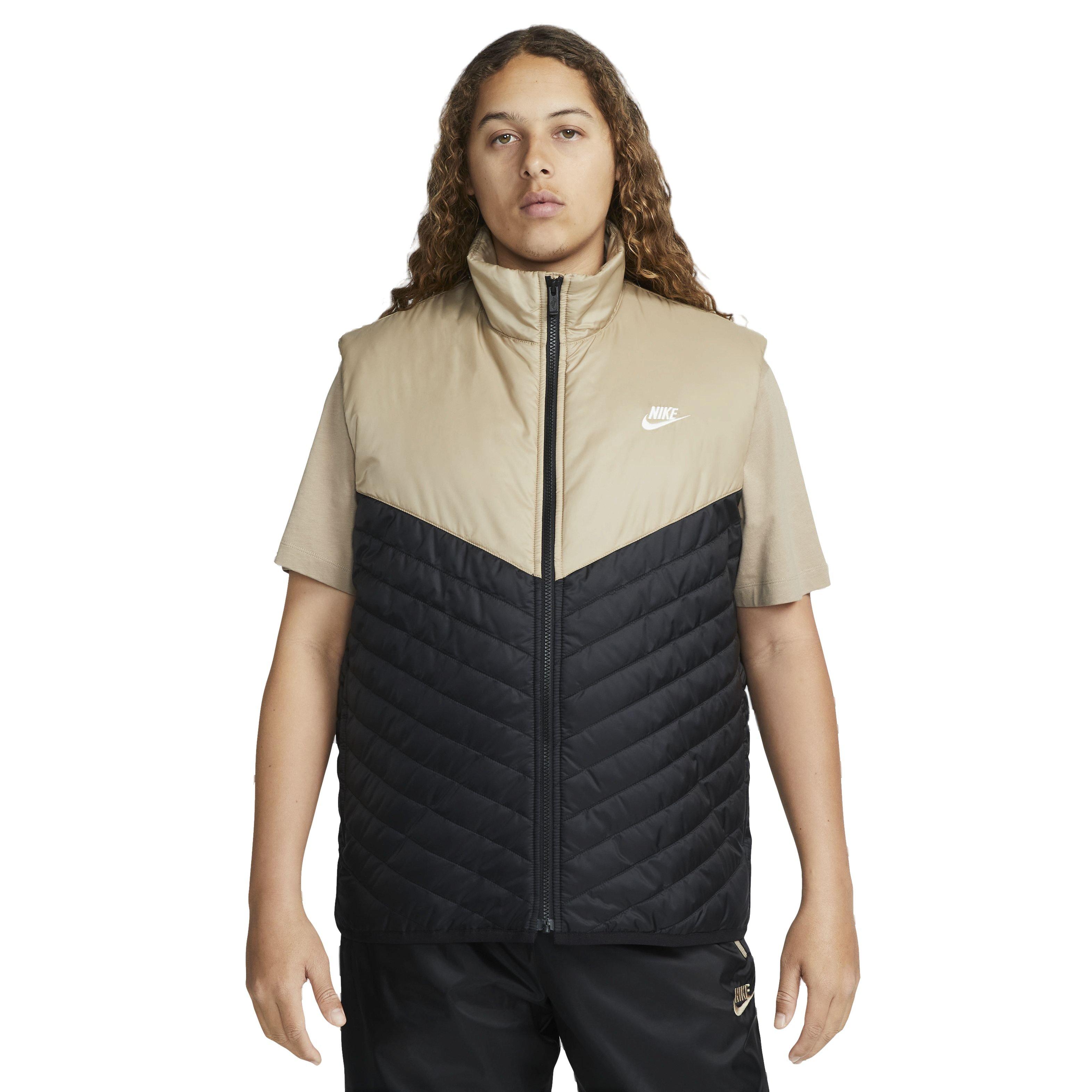 Nike Men's Sportswear Woven Hooded Windrunner Jacket -Black/Green - Hibbett
