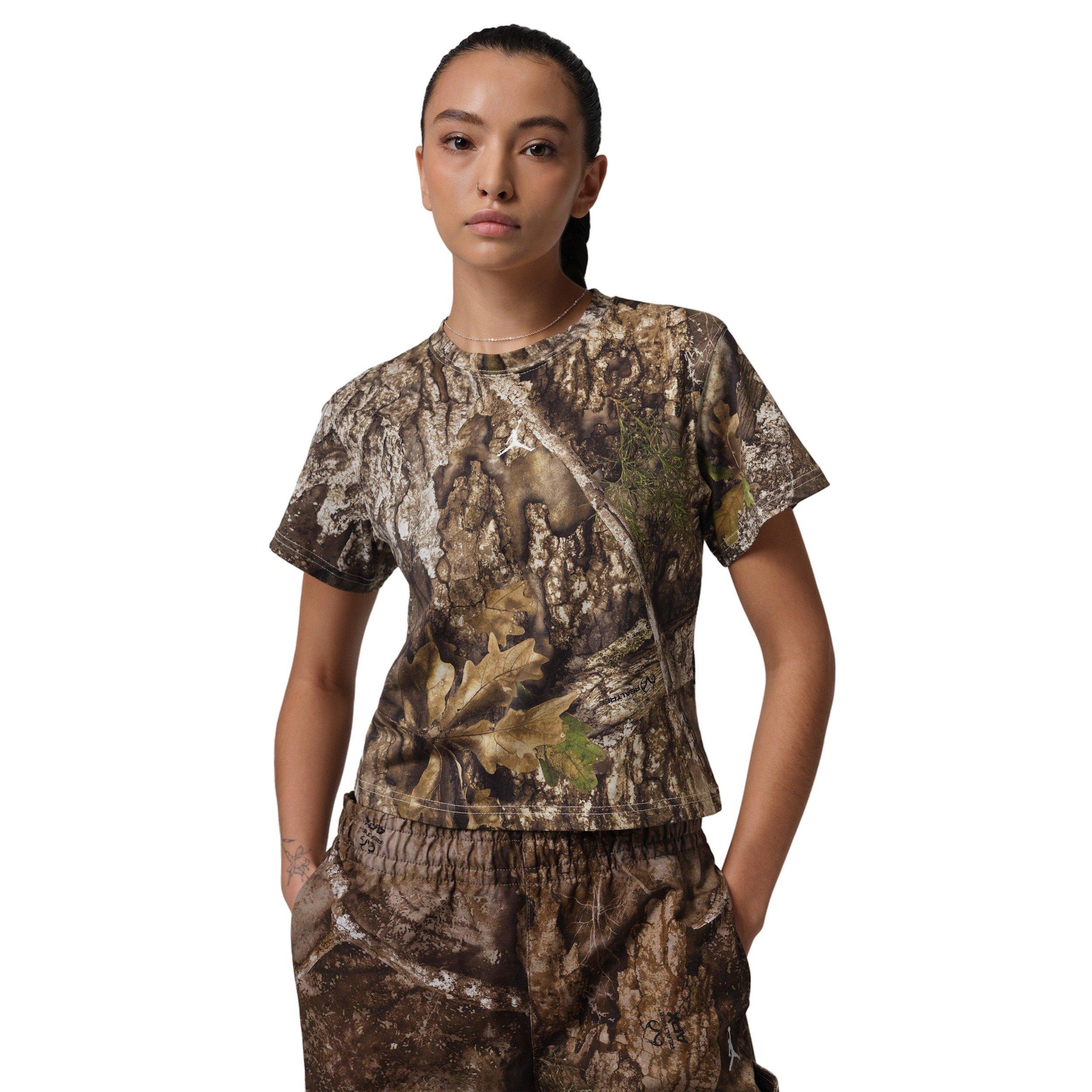 Jordan Women's Brooklyn Short-Sleeve AOP Realtree T-Shirt -Brown - BROWN Thumbnail View 1