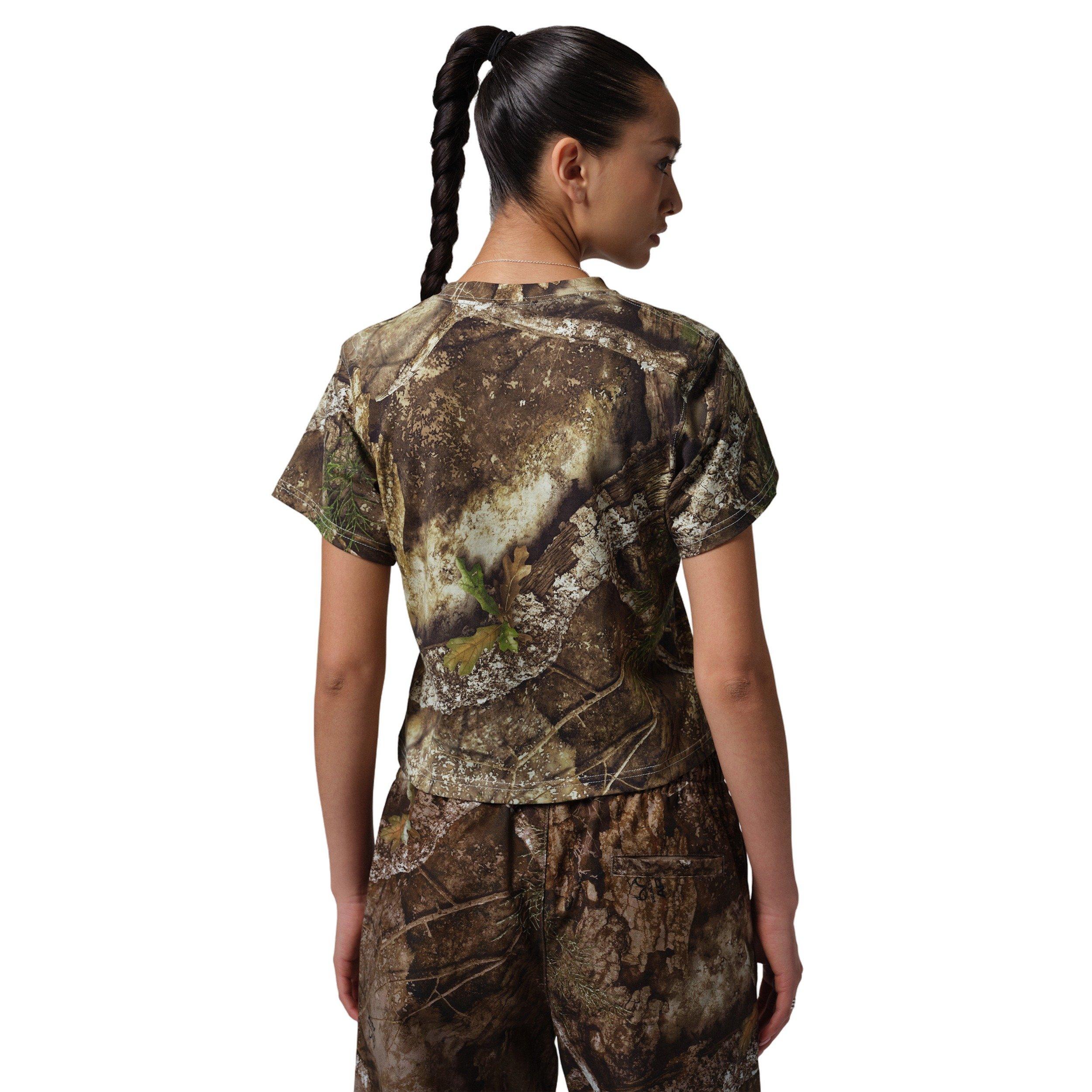 Jordan Women's Brooklyn Short-Sleeve AOP Realtree T-Shirt -Brown - BROWN Thumbnail View 2