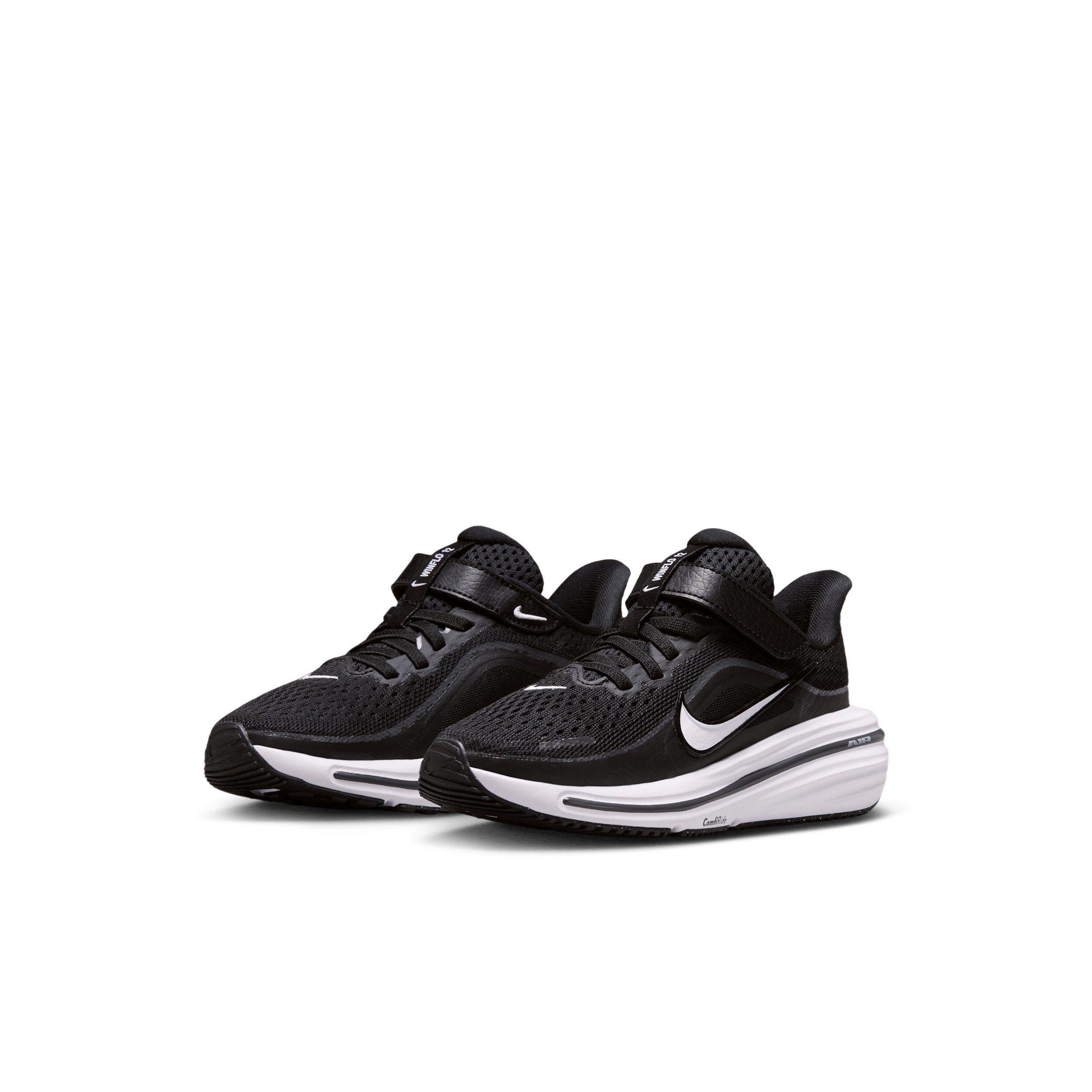 Nike Winflo 12 "Black/Dark Smoke Grey/White" Preschool Boys' Running Shoe - BLACK/DK GREY/WHITE