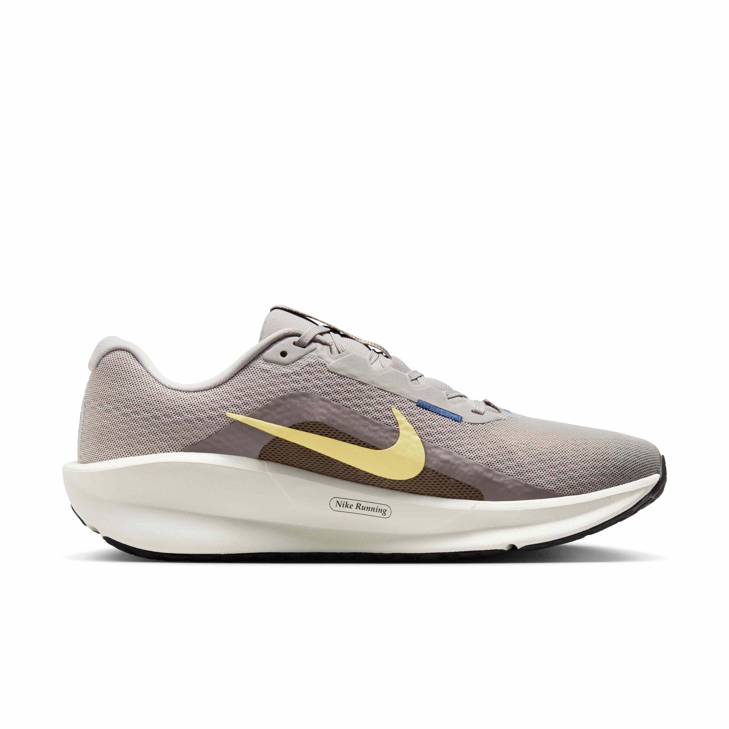 Nike Downshifter 13 "College Grey/Cave Stone/Diffused Blue/Soft Yellow" Men's Running Shoe - GREY/STONE/BLUE/YELLOW Thumbnail View 1