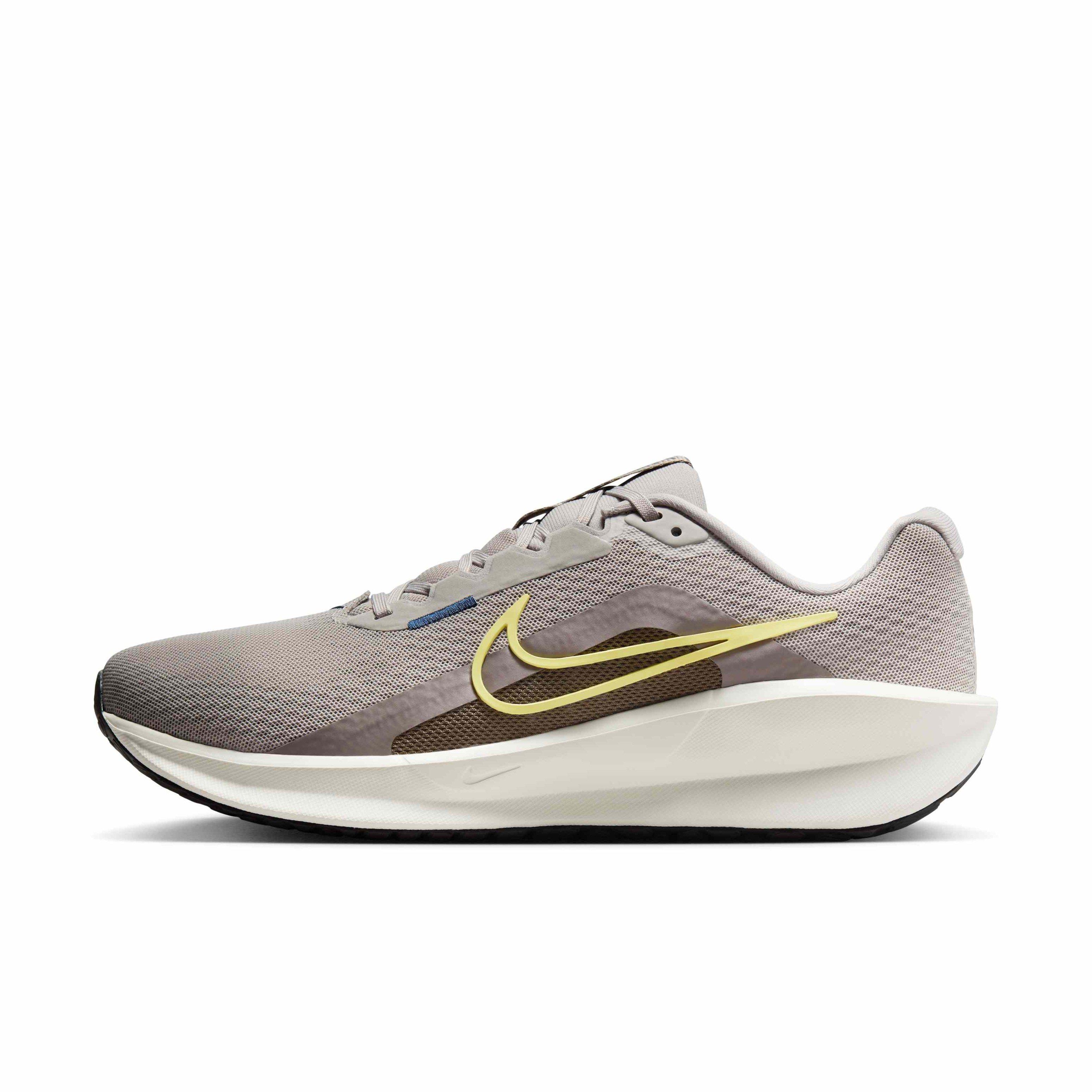 Nike Downshifter 13 "College Grey/Cave Stone/Diffused Blue/Soft Yellow" Men's Running Shoe - GREY/STONE/BLUE/YELLOW Thumbnail View 2