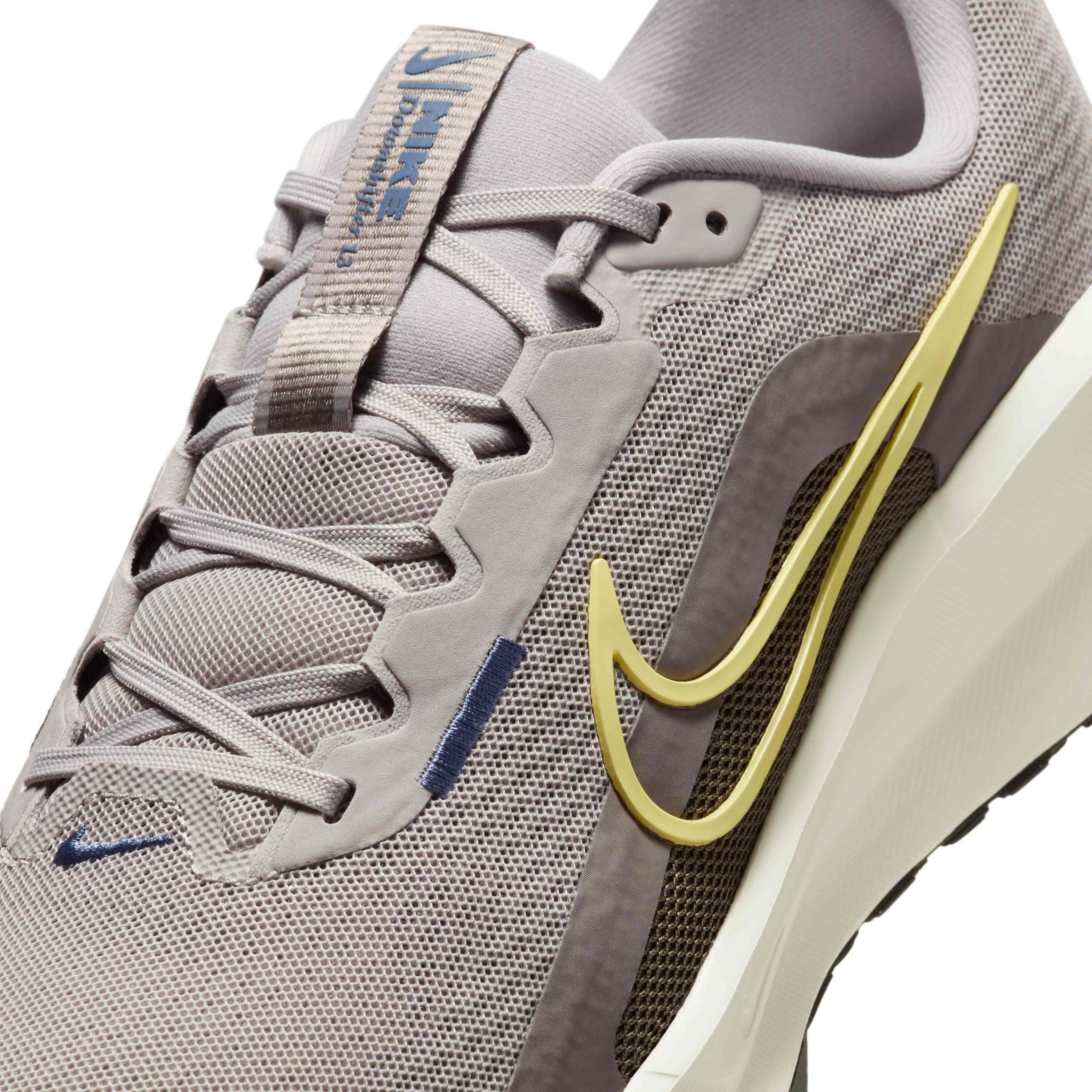 Nike Downshifter 13 "College Grey/Cave Stone/Diffused Blue/Soft Yellow" Men's Running Shoe - GREY/STONE/BLUE/YELLOW Thumbnail View 7