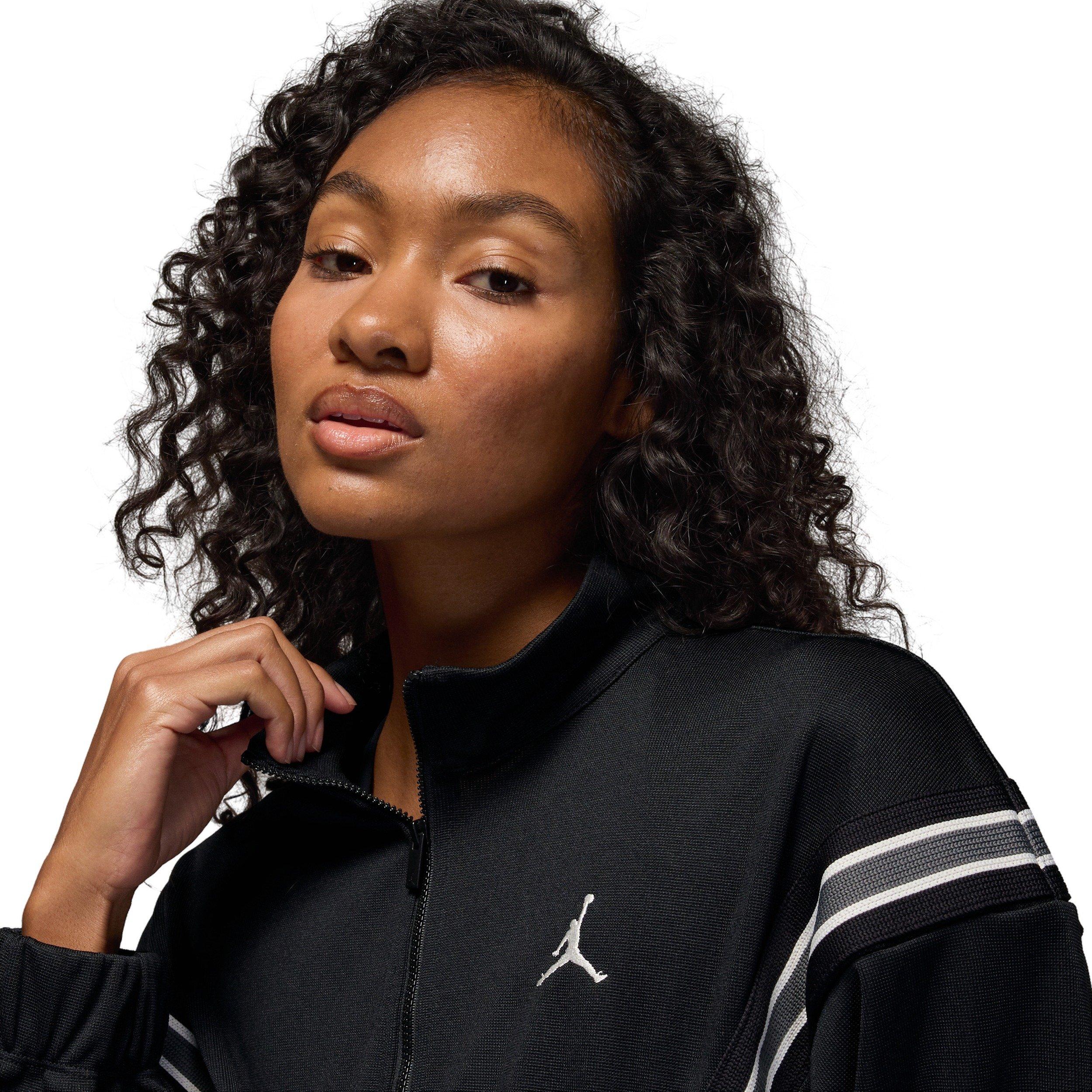 Jordan Women's Brooklyn Full-Zip Track Jacket - Black - BLACK Thumbnail View 3