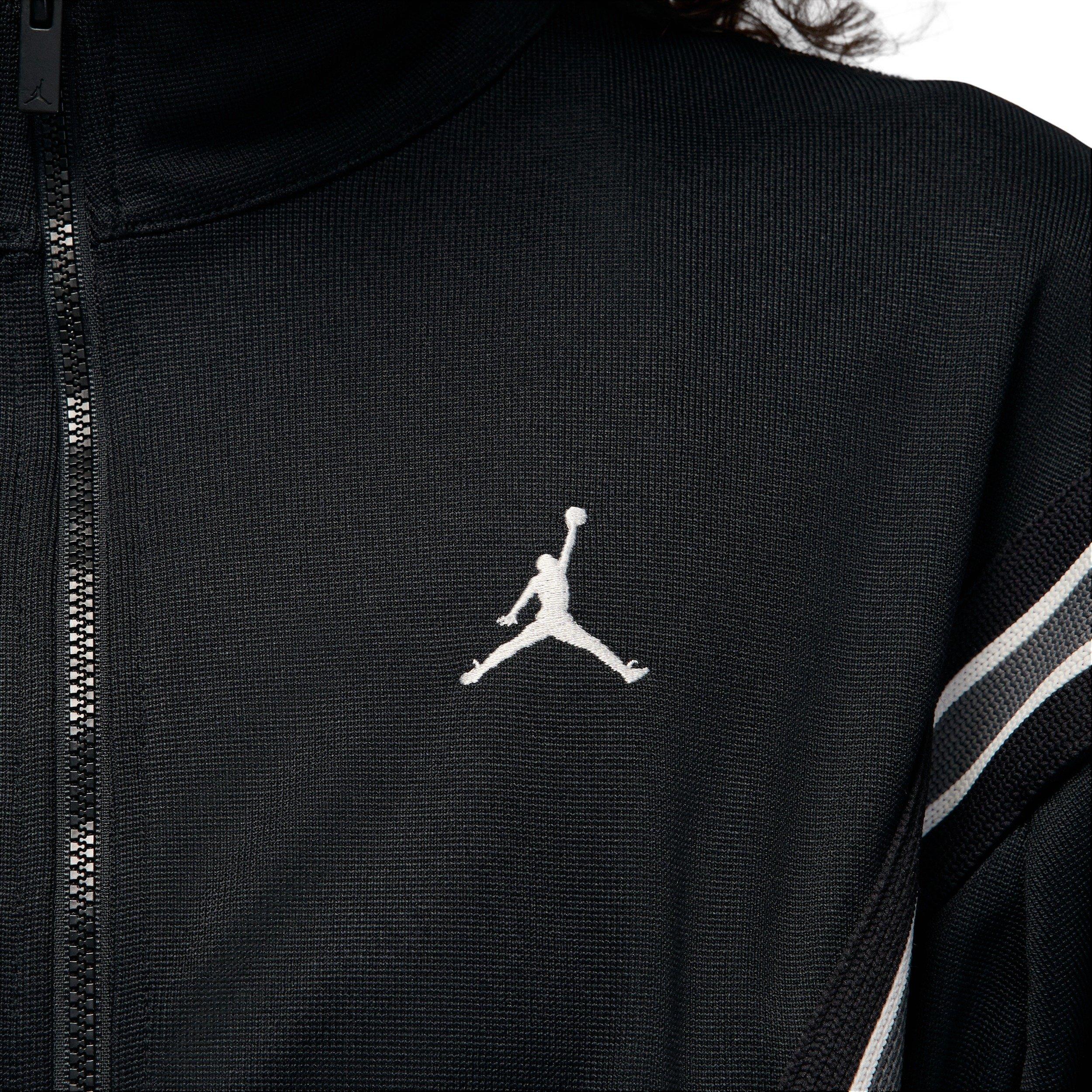 Jordan Women's Brooklyn Full-Zip Track Jacket -Black - BLACK Thumbnail View 4