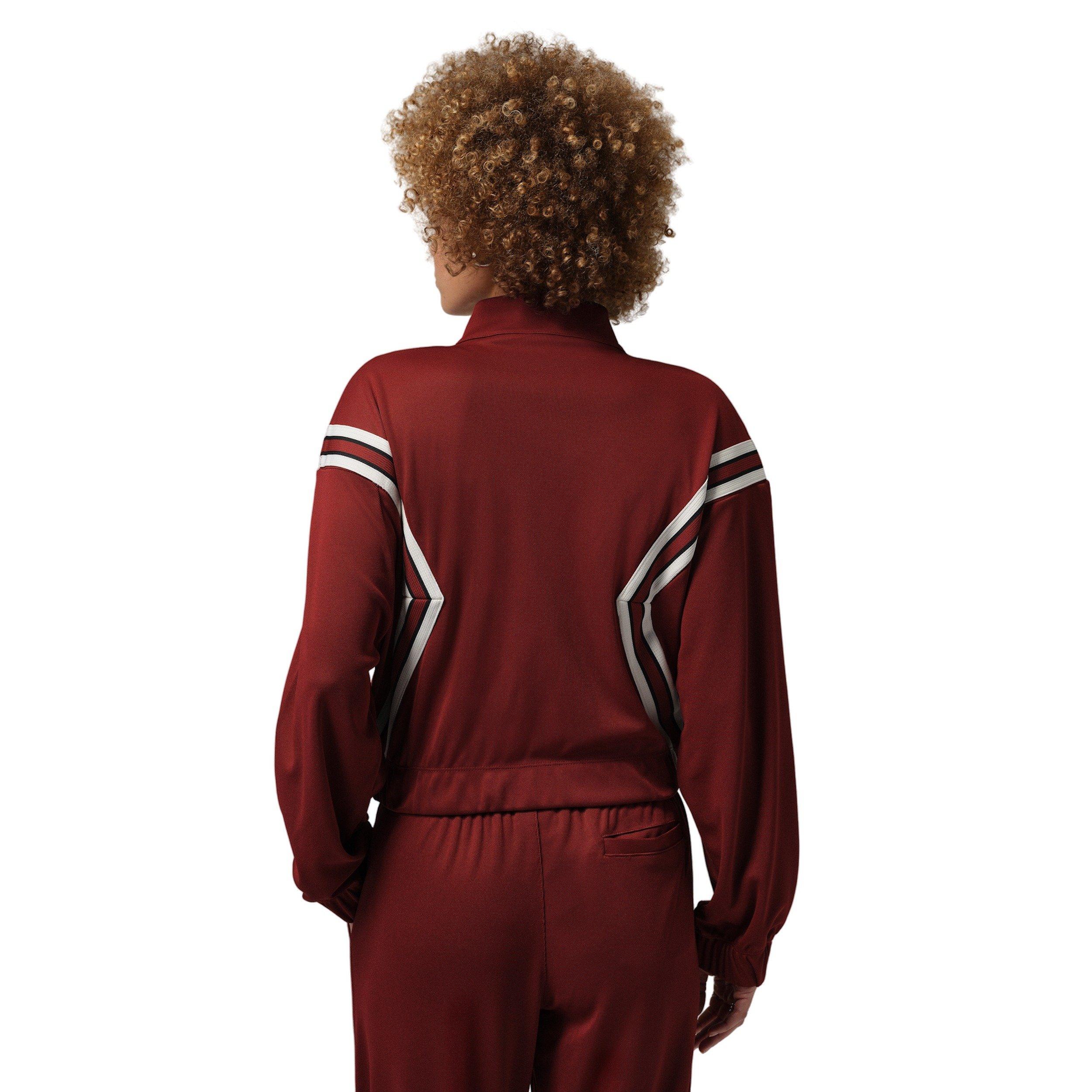 Jordan Women's Brooklyn Full-Zip Track Jacket - Red - RED Thumbnail View 2