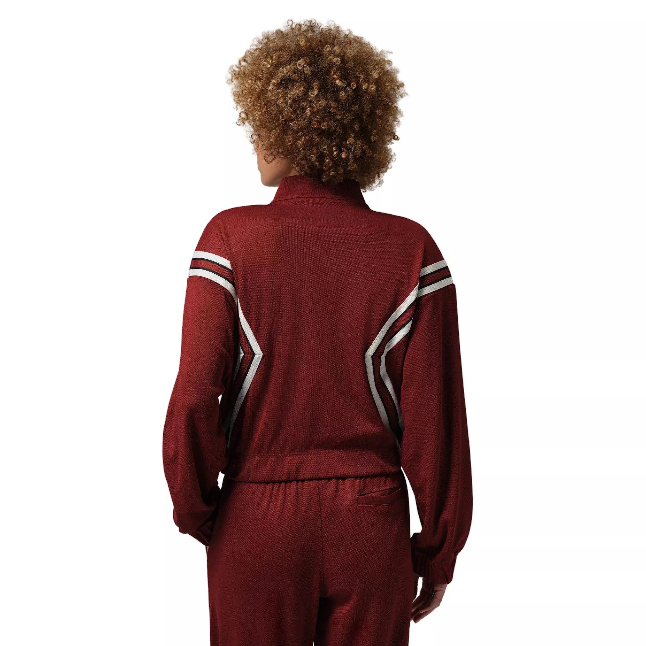 Jordan Women's Brooklyn Full-Zip Track Jacket -Red - RED