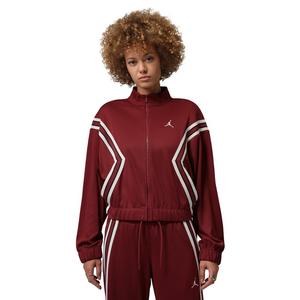 Jordan Women's Brooklyn Full-Zip Track Jacket -Red