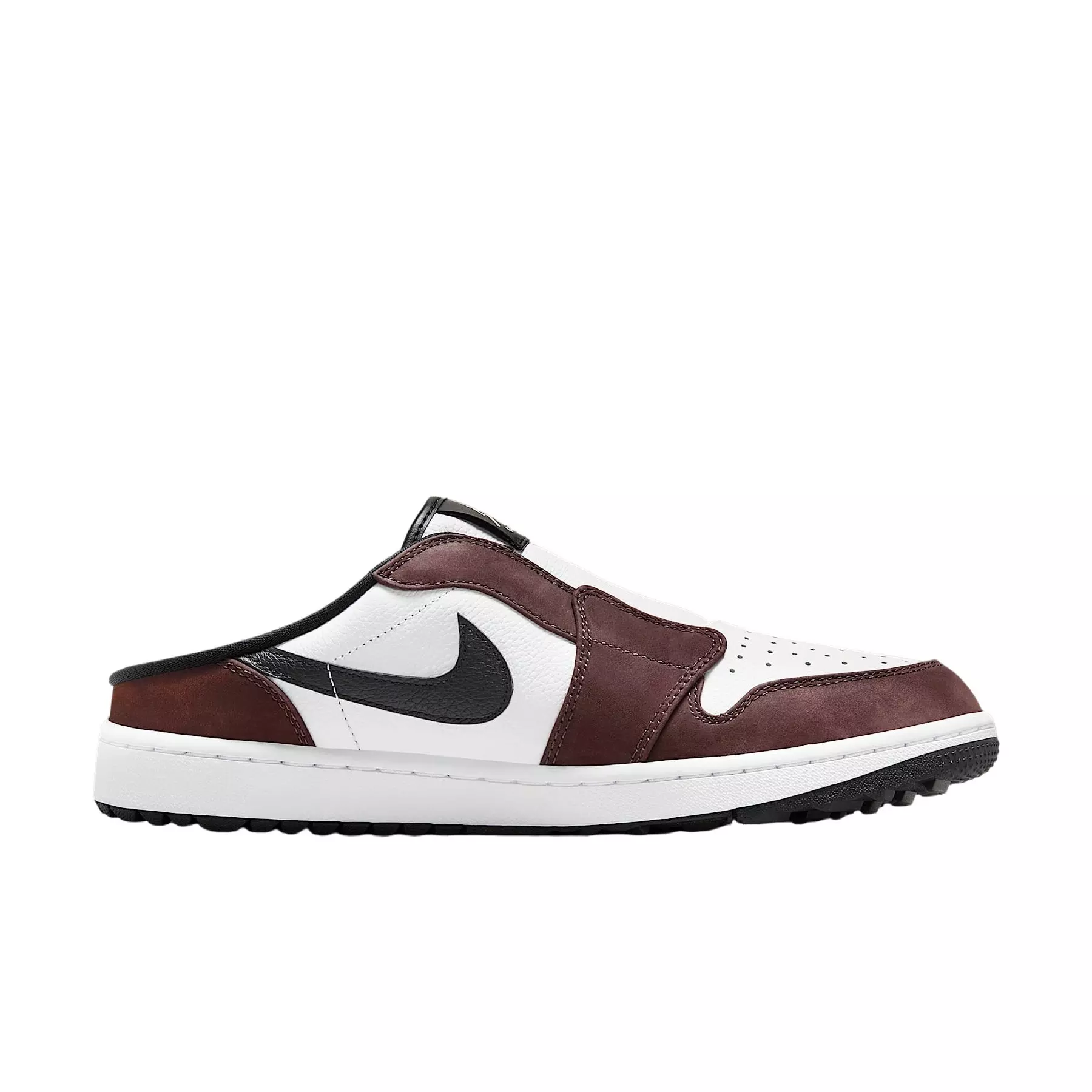 Jordan 1 Mule "Baroque Brown/White/Sail/Black" Men's Golf Shoe - BROWN/WHITE/SAIL/BLACK
