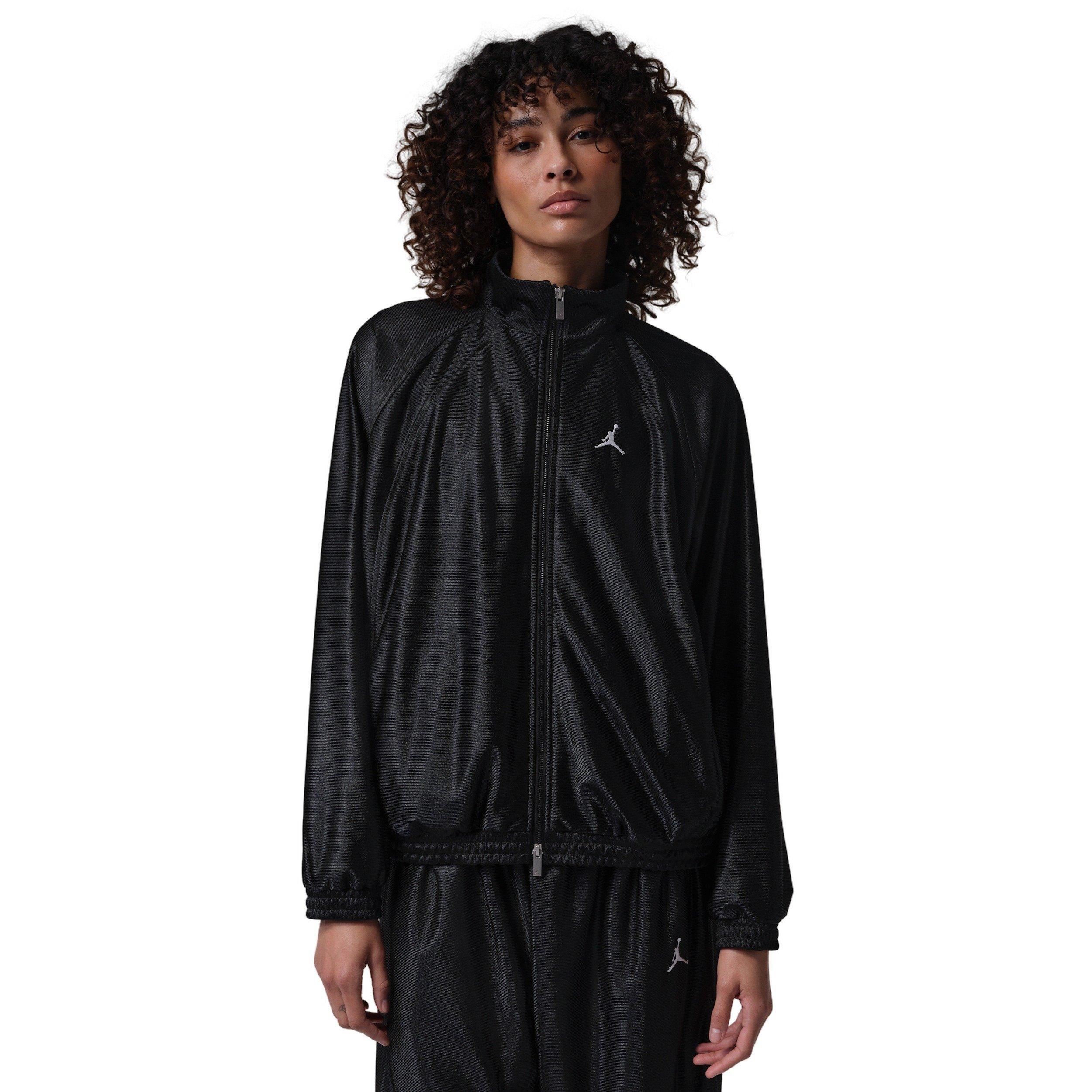 Jordan Woman's Brooklyn DuraSheen Track Jacket - Black - BLACK Thumbnail View 1