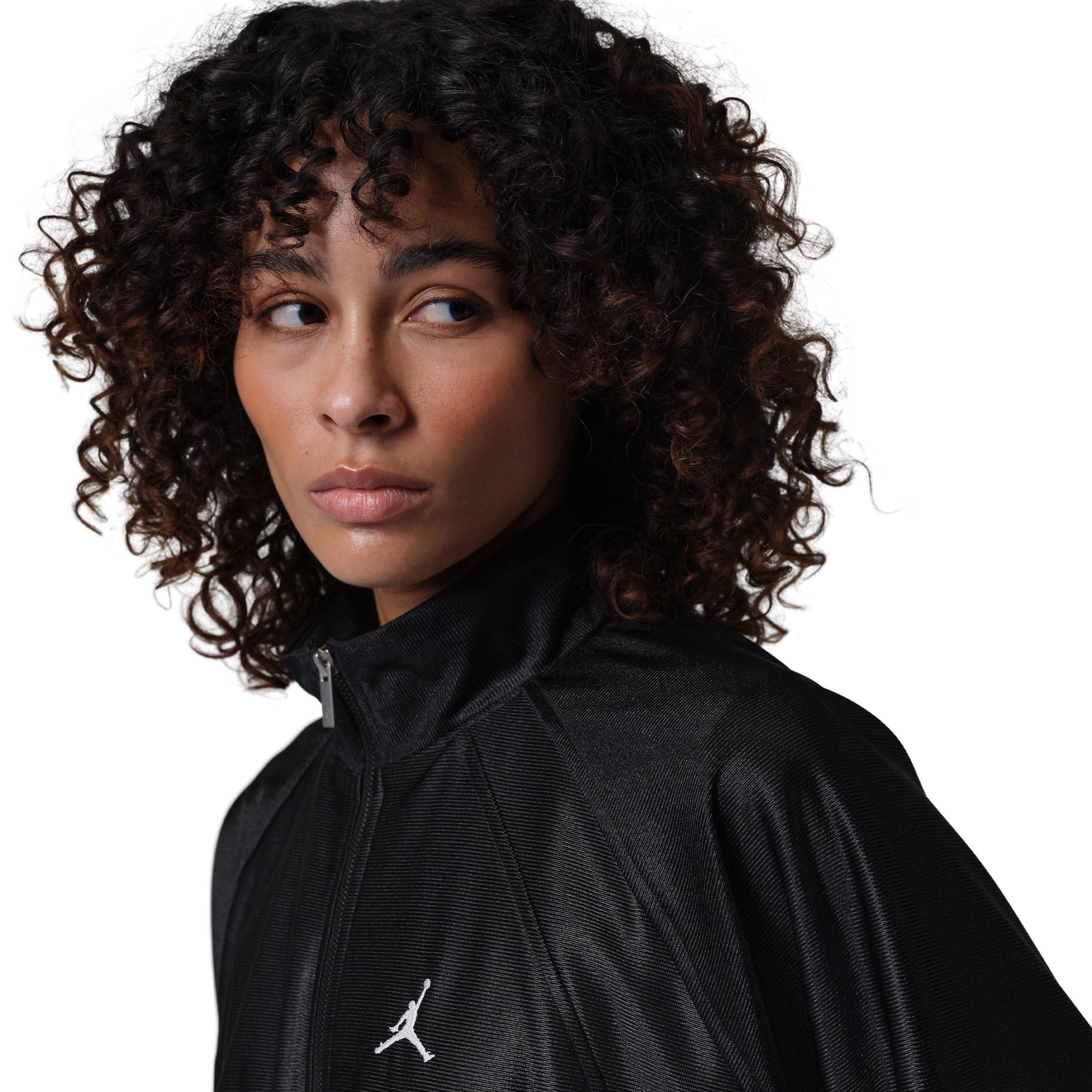 Jordan Woman's Brooklyn DuraSheen Track Jacket -Black - BLACK Thumbnail View 3