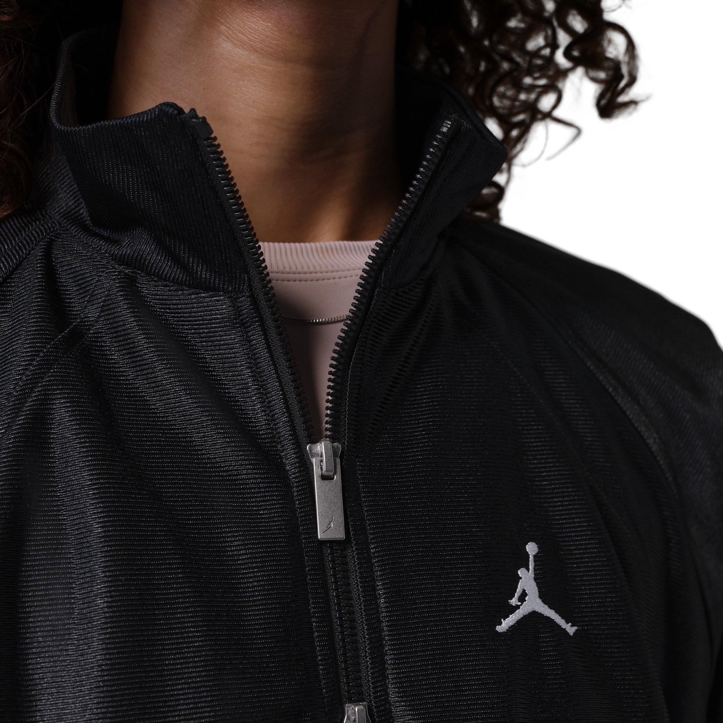 Jordan Woman's Brooklyn DuraSheen Track Jacket - Black - BLACK Thumbnail View 4