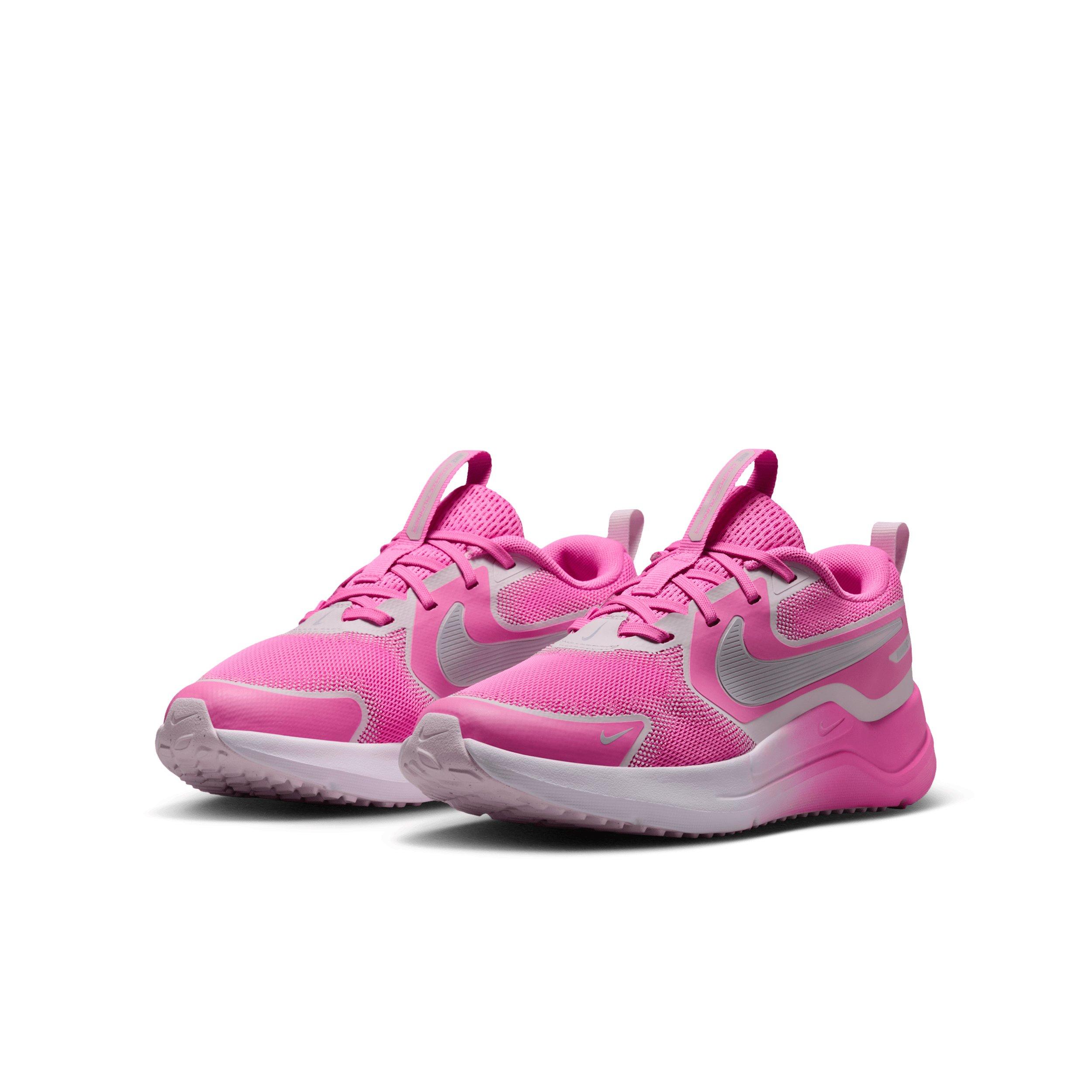 Nike Cosmic Runner "Playful Pink/Bleached Lilac/Black" Grade School Girls' Running Shoe - PINK/LILAC/BLACK