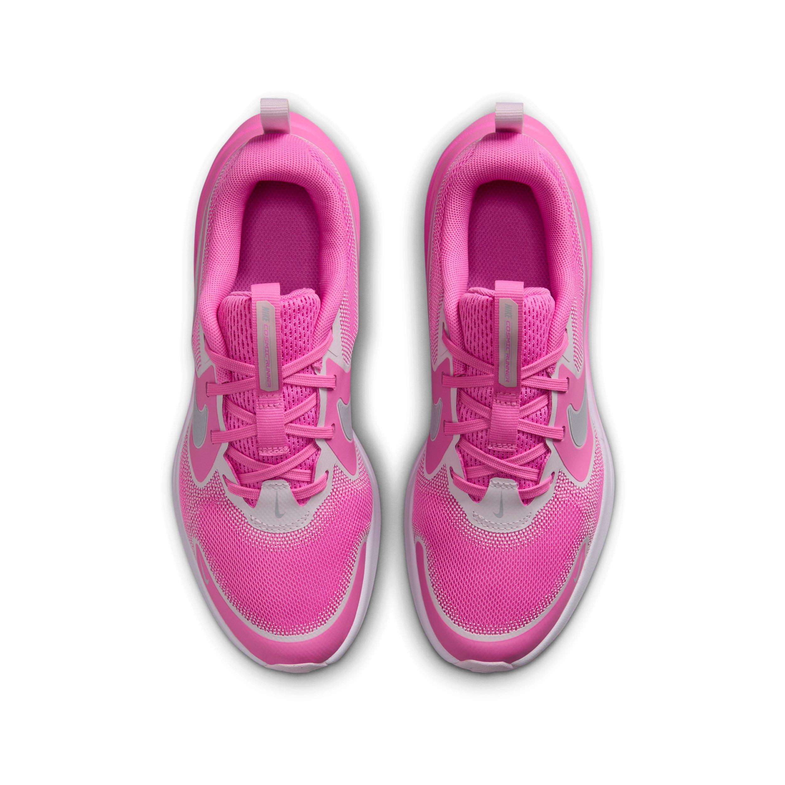 Nike Cosmic Runner "Playful Pink/Bleached Lilac/Black" Grade School Girls' Running Shoe - PINK/LILAC/BLACK