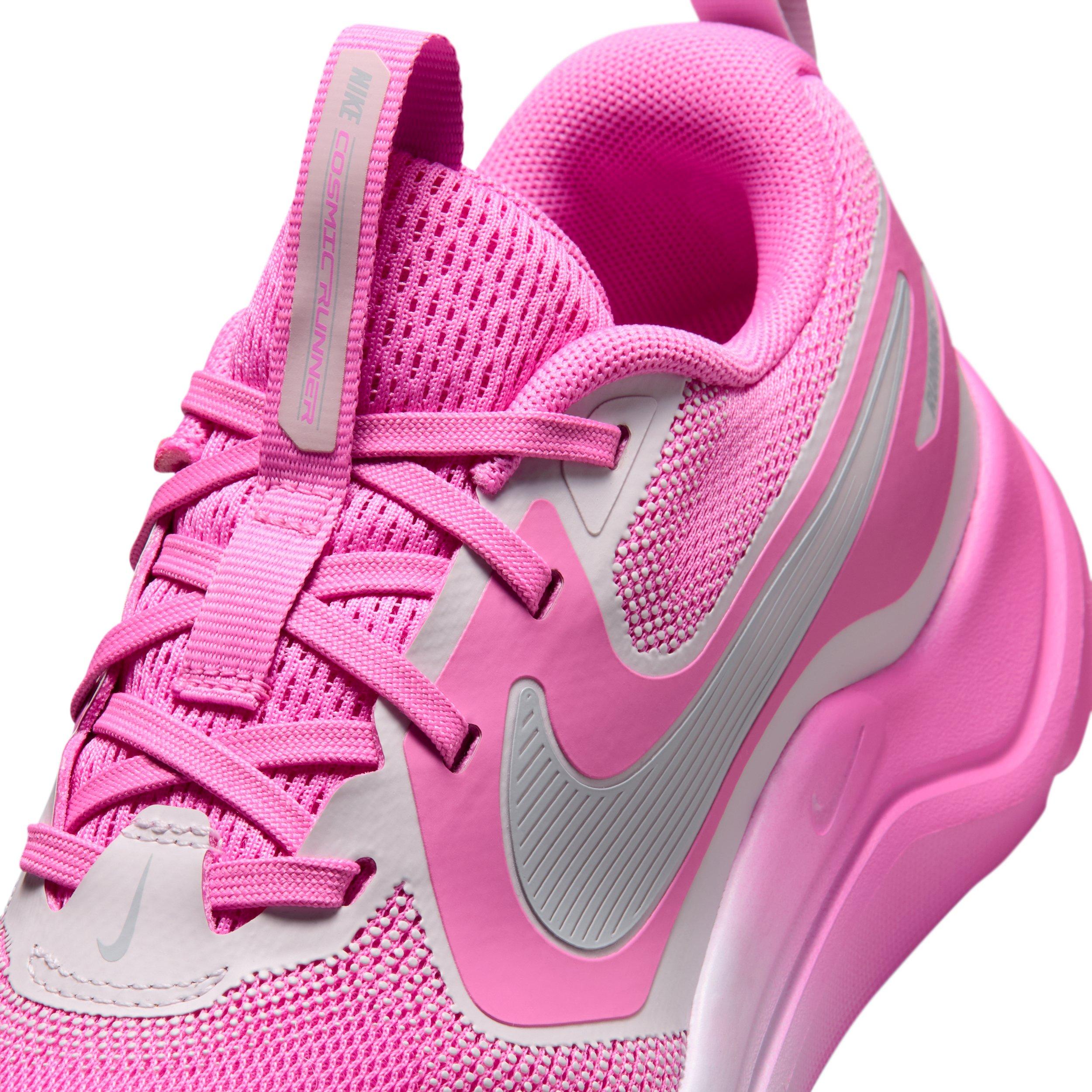 Nike Cosmic Runner "Playful Pink/Bleached Lilac/Black" Grade School Girls' Running Shoe - PINK/LILAC/BLACK
