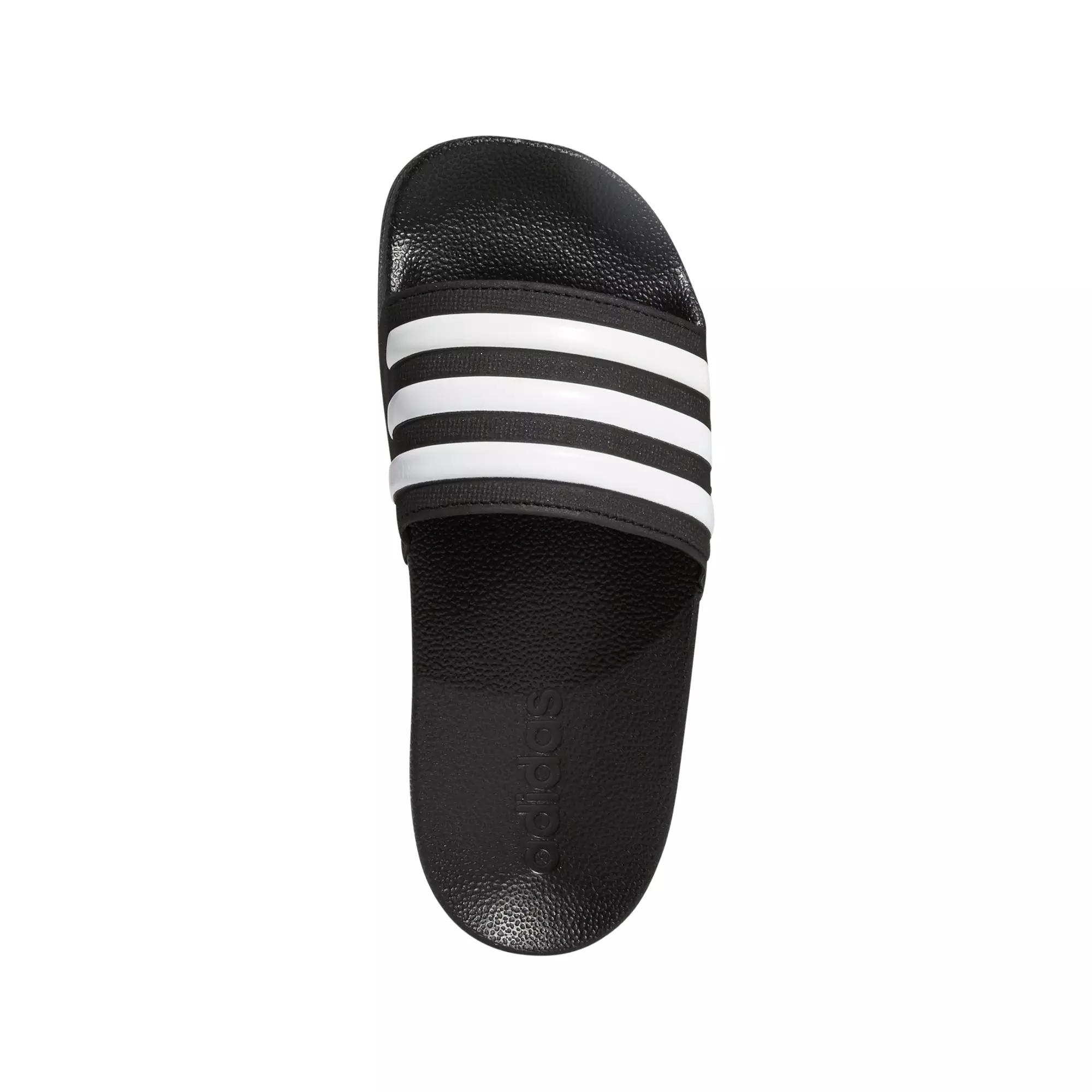 adidas Adilette "Core Black/White" Preschool Kids' Shower Slide - BLACK