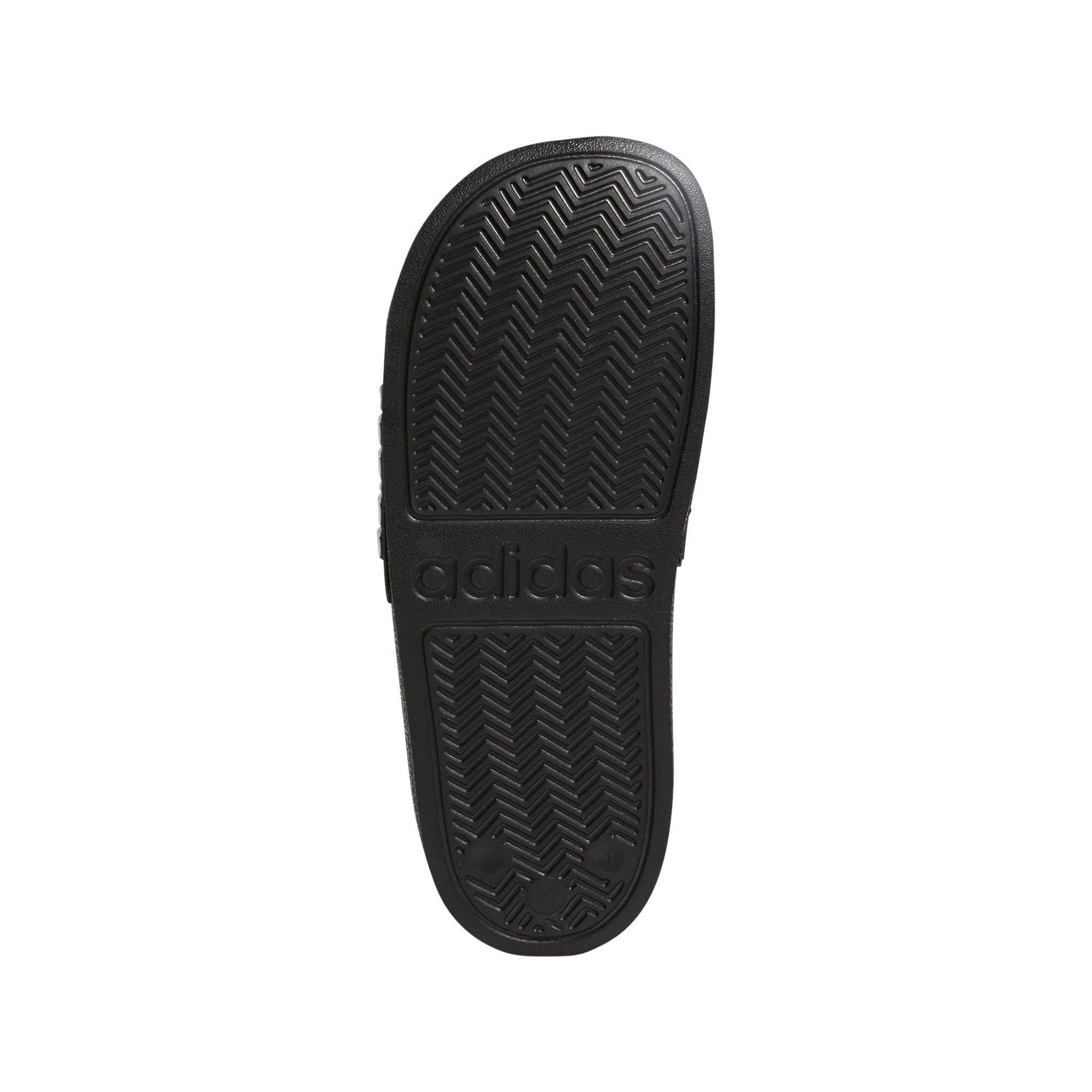 adidas Adilette Preschool Kids' "Core Black/White" Shower Slide