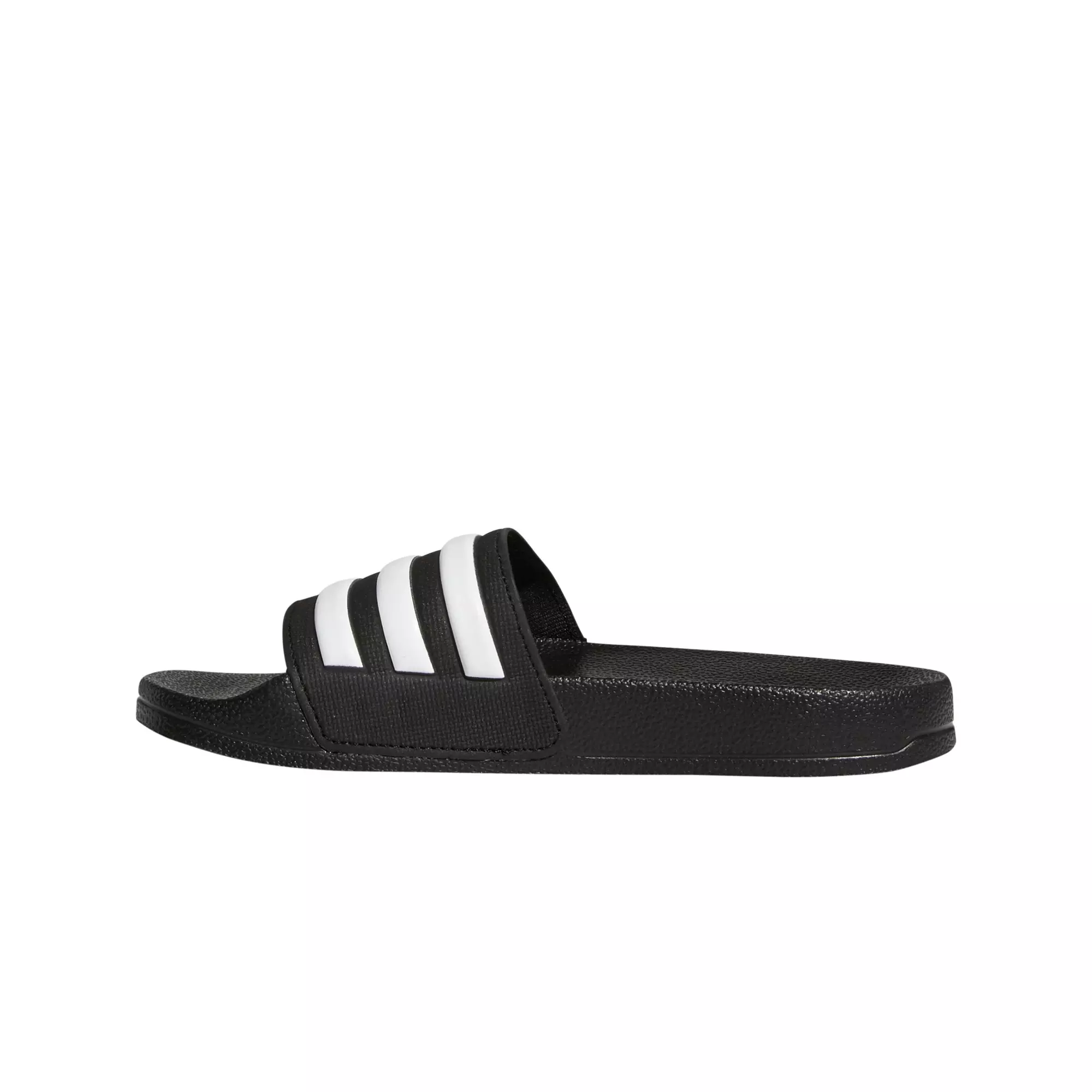 adidas Adilette "Core Black/White" Preschool Kids' Shower Slide - BLACK
